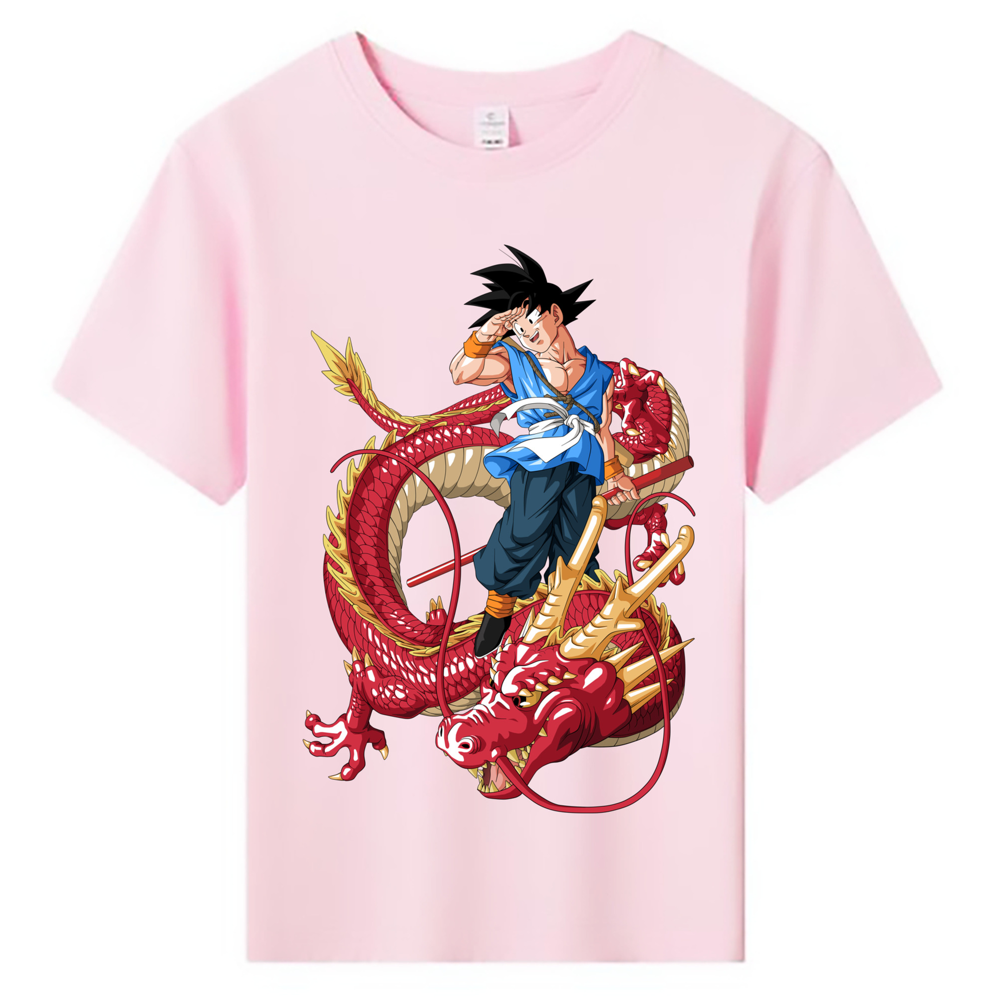 （画像用） ドラゴンボール 孫悟空（そん ごくう）Son Goku カカロット DRAGON BALL Kakarotto 綿100％キッズTシャツ（フロントプリント）