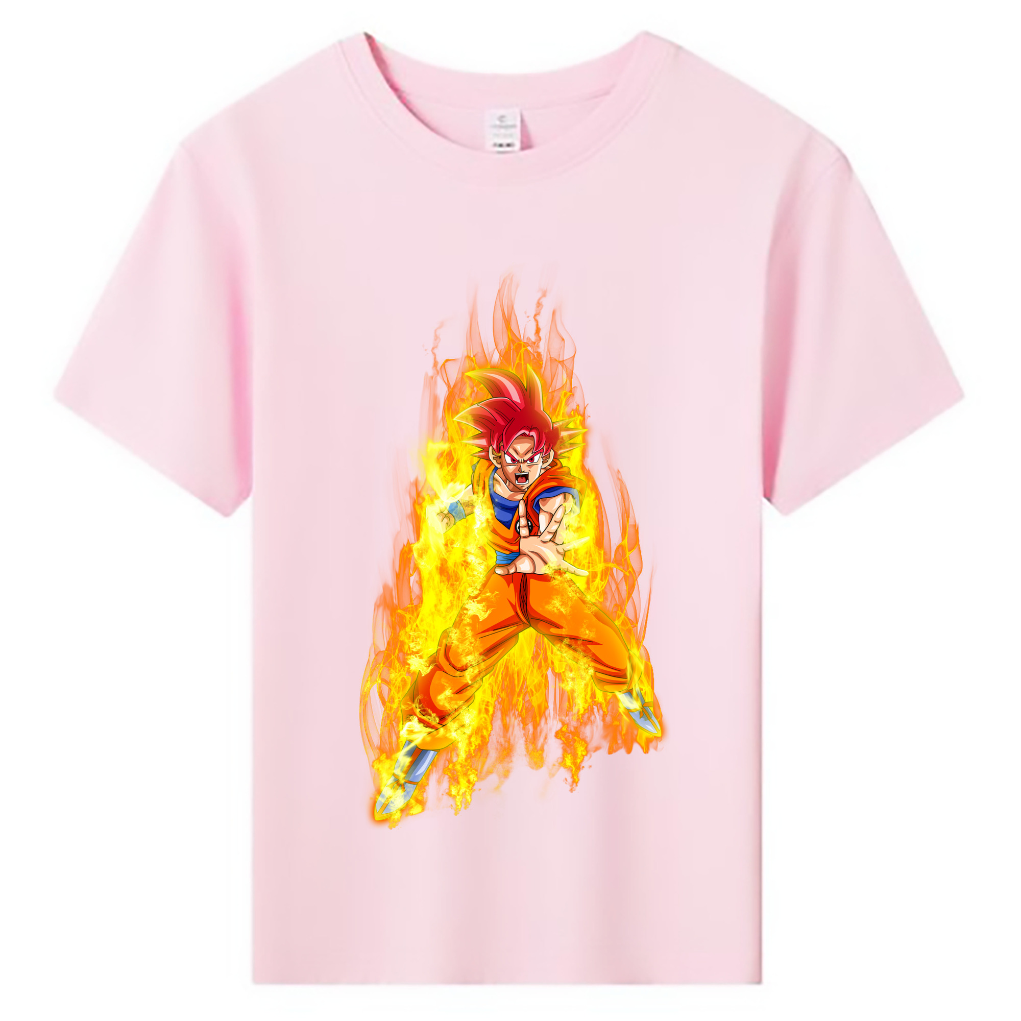 （画像用） ドラゴンボール 孫悟空（そん ごくう）Son Goku カカロット DRAGON BALL Kakarotto 綿100％キッズTシャツ（フロントプリント）