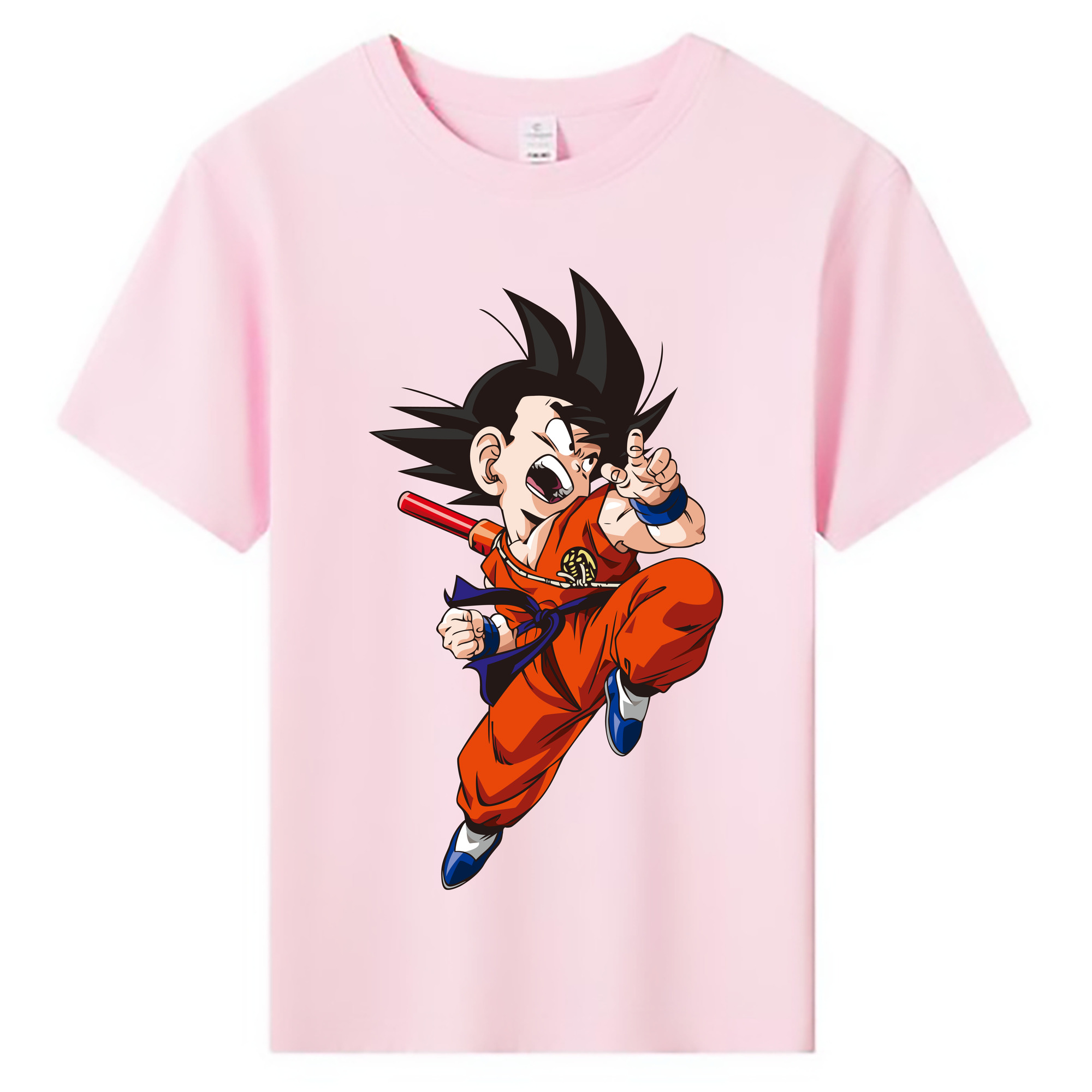 （画像用） ドラゴンボール 孫悟空（そん ごくう）Son Goku カカロット DRAGON BALL Kakarotto 綿100％キッズTシャツ（フロントプリント）
