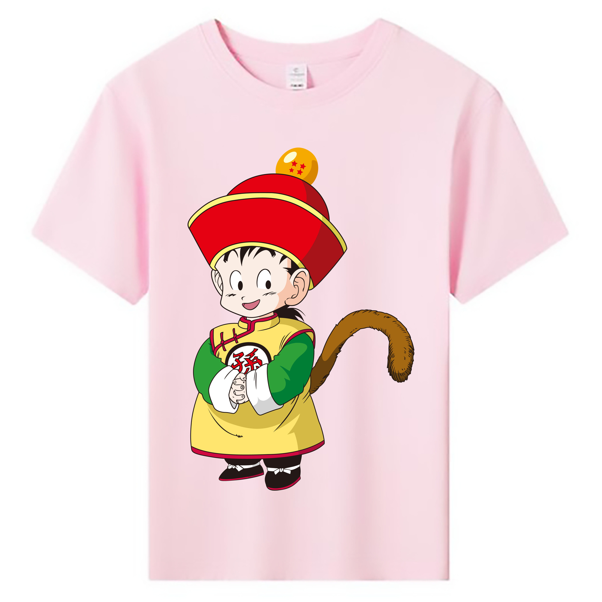 （画像用） ドラゴンボール 孫悟空（そん ごくう）Son Goku カカロット DRAGON BALL Kakarotto 綿100％キッズTシャツ（フロントプリント）