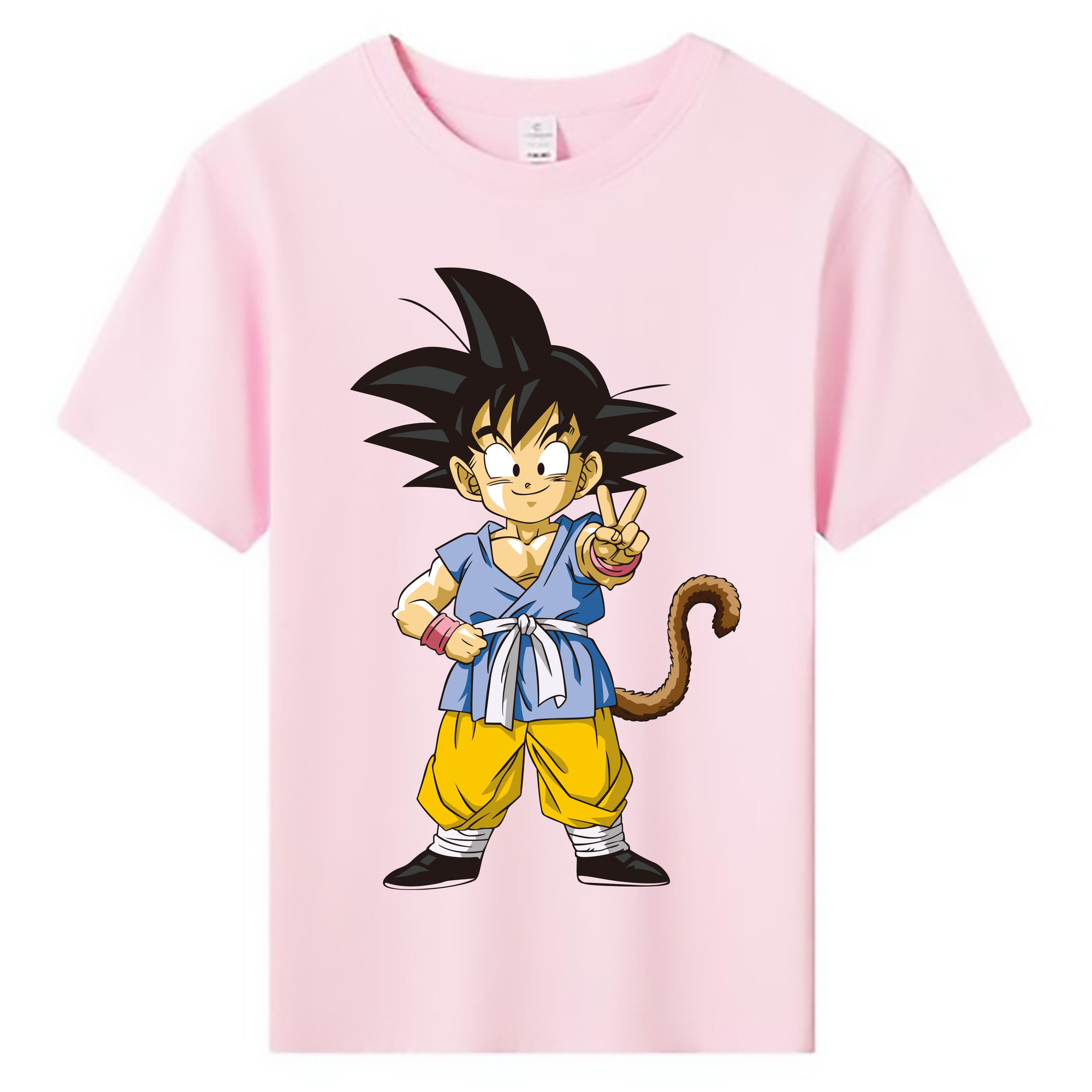（画像用） ドラゴンボール 孫悟空（そん ごくう）Son Goku カカロット DRAGON BALL Kakarotto 綿100％キッズTシャツ（フロントプリント）