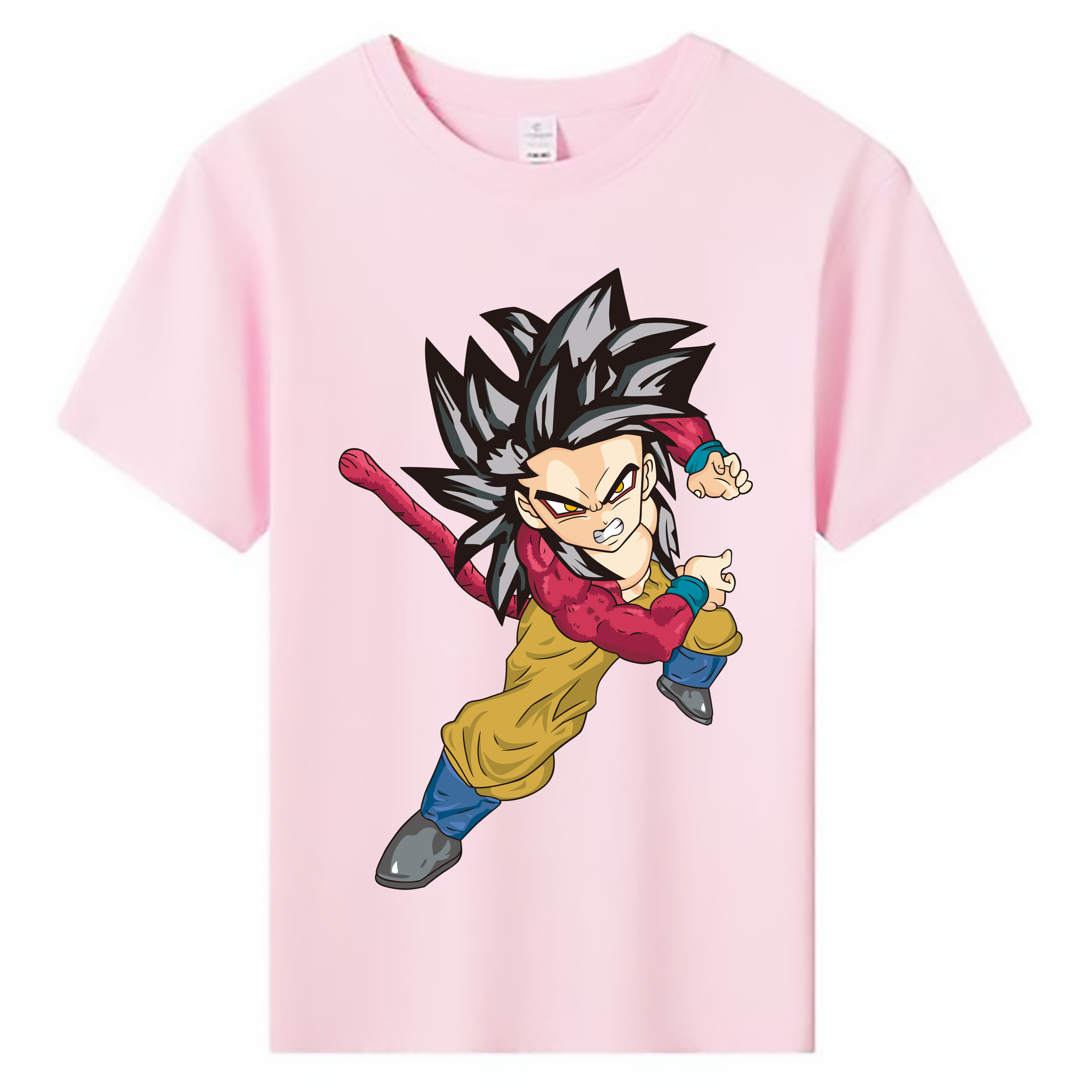（画像用） ドラゴンボール 孫悟空（そん ごくう）Son Goku カカロット DRAGON BALL Kakarotto 綿100％キッズTシャツ（フロントプリント）