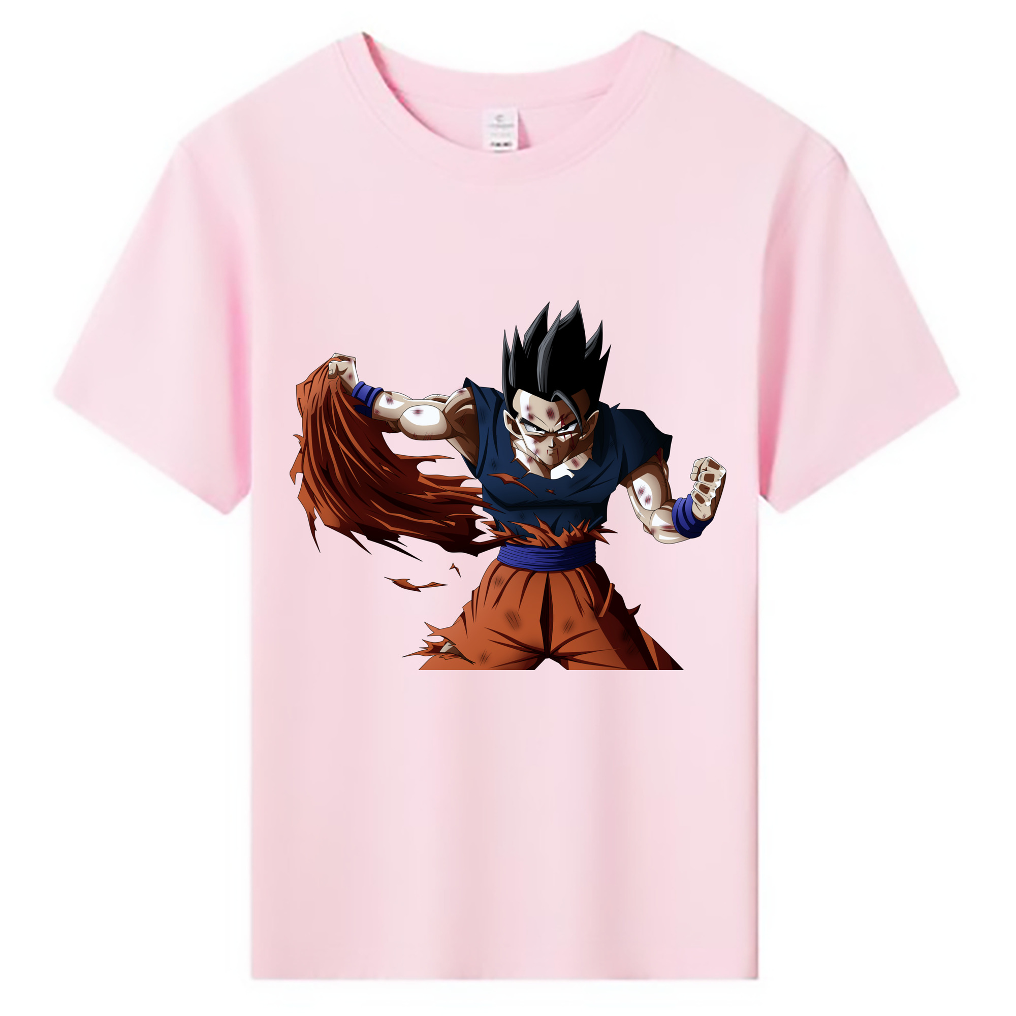 （画像用） ドラゴンボール ベジータ四世（Bejīta Yonsei）DRAGON BALL Vegeta IV 綿100％キッズTシャツ（フロントプリント）