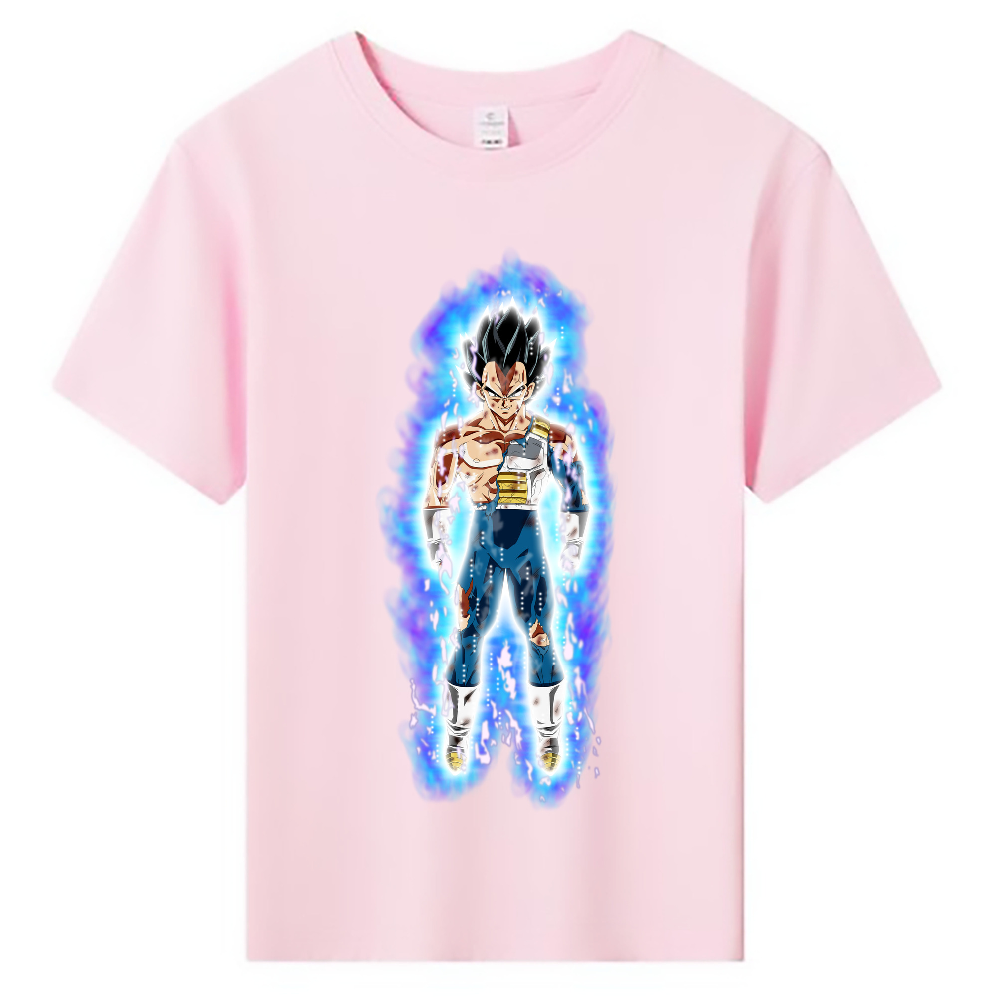 （画像用） ドラゴンボール ベジータ四世（Bejīta Yonsei）DRAGON BALL Vegeta IV 綿100％キッズTシャツ（フロントプリント）