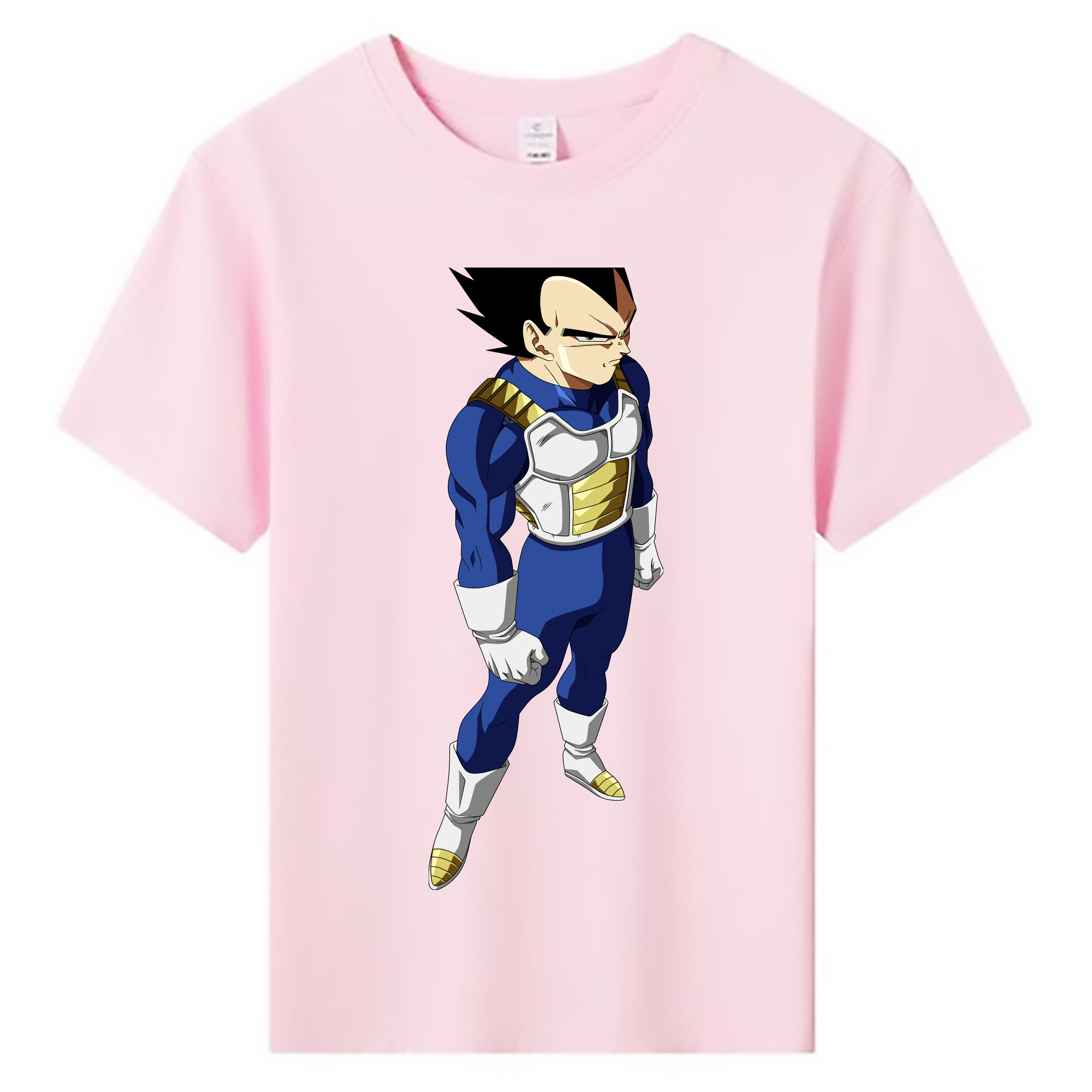 （画像用） ドラゴンボール ベジータ四世（Bejīta Yonsei）DRAGON BALL Vegeta IV 綿100％キッズTシャツ（フロントプリント）