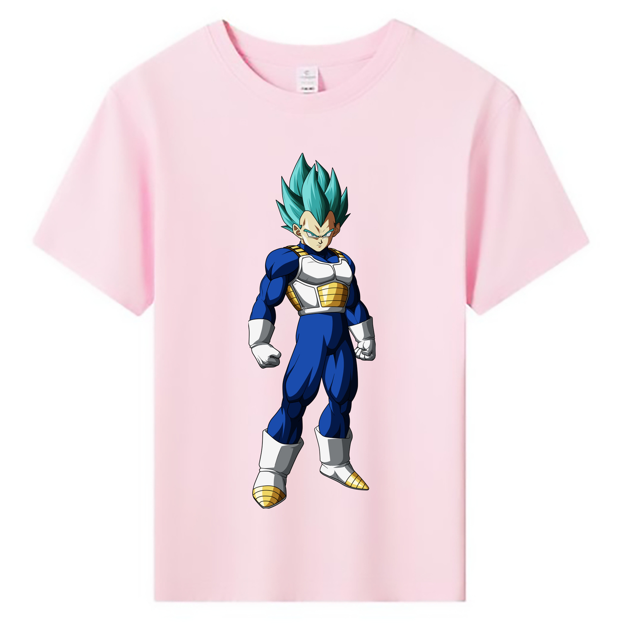 （画像用） ドラゴンボール ベジータ四世（Bejīta Yonsei）DRAGON BALL Vegeta IV 綿100％キッズTシャツ（フロントプリント）