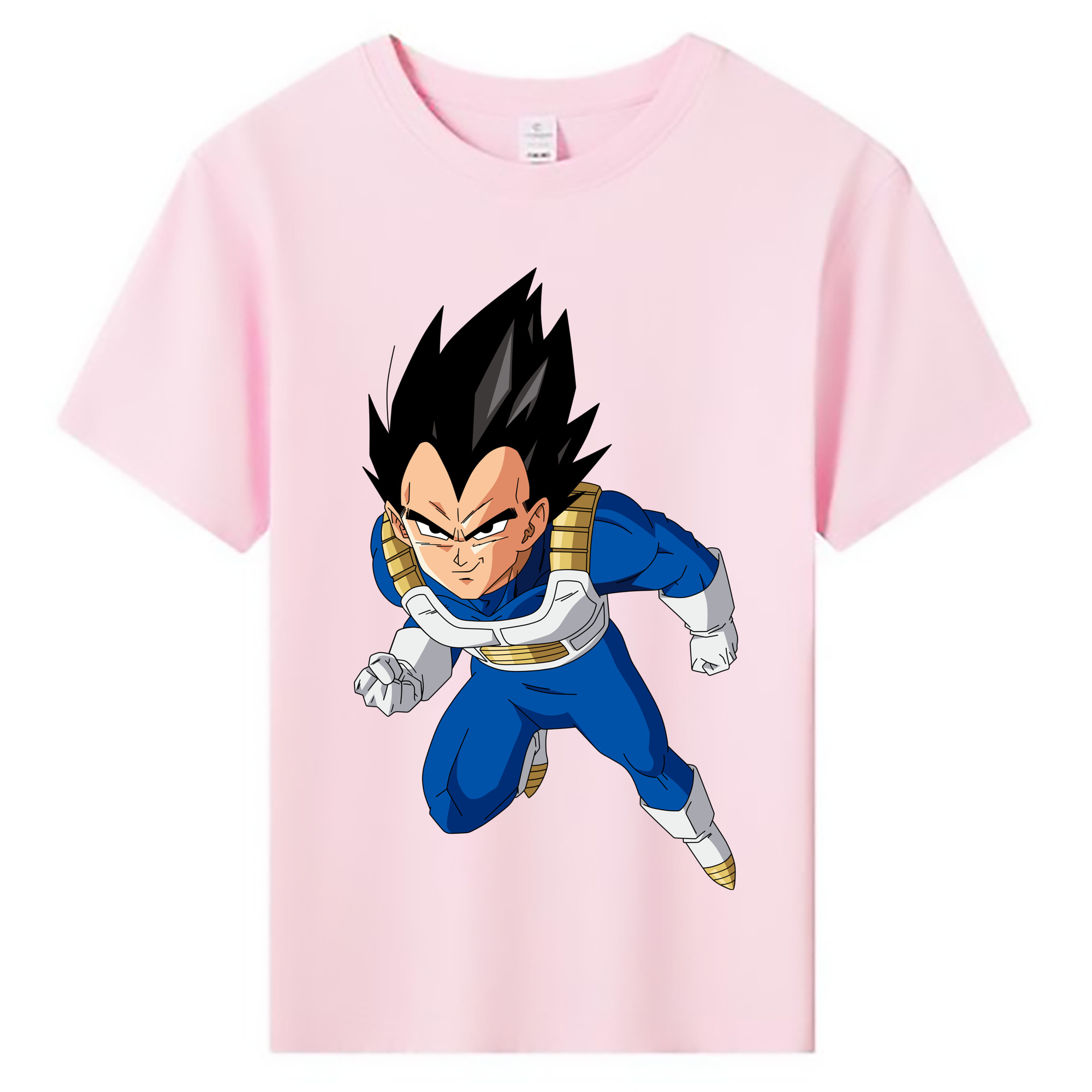 （画像用） ドラゴンボール ベジータ四世（Bejīta Yonsei）DRAGON BALL Vegeta IV 綿100％キッズTシャツ（フロントプリント）