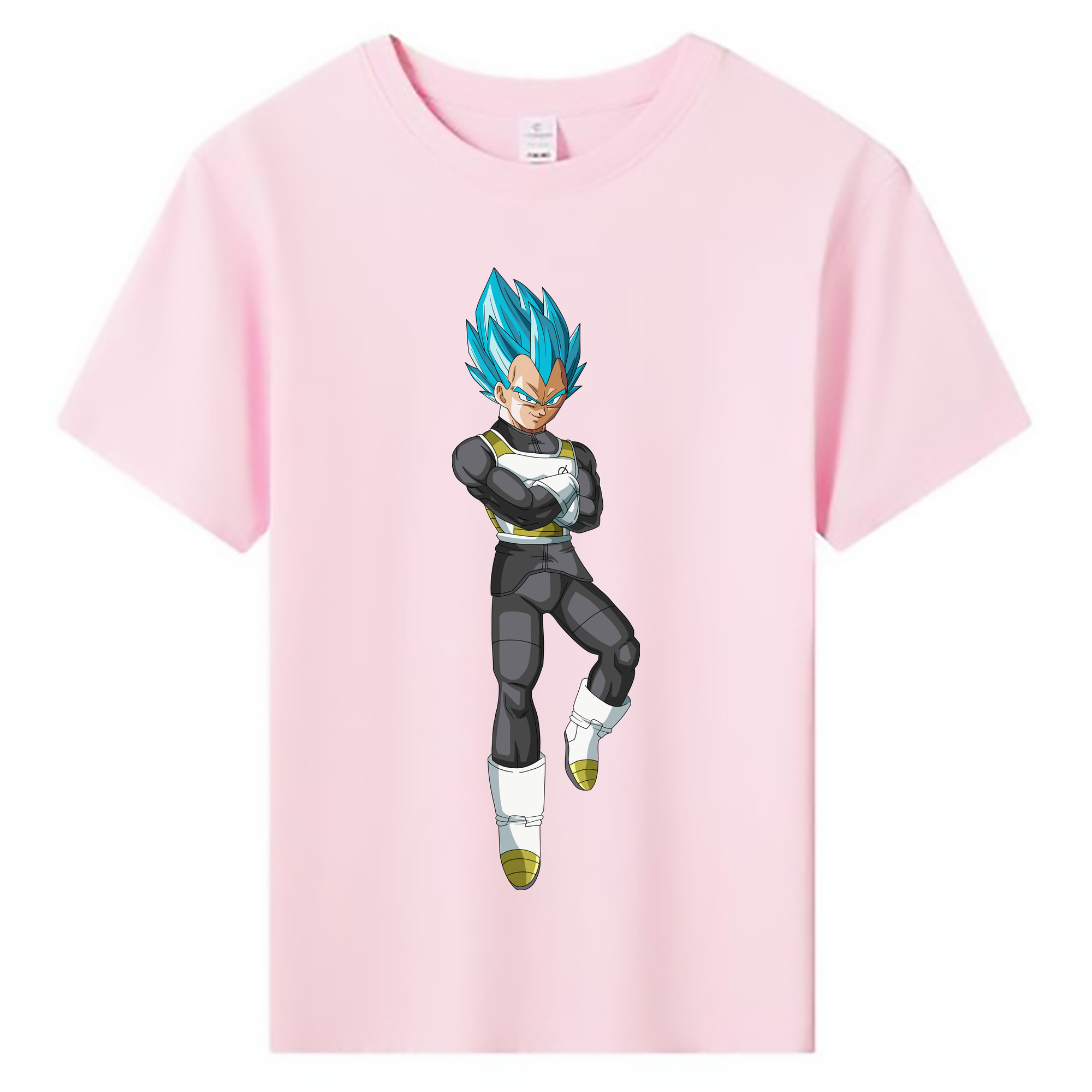 （画像用） ドラゴンボール ベジータ四世（Bejīta Yonsei）DRAGON BALL Vegeta IV 綿100％キッズTシャツ（フロントプリント）