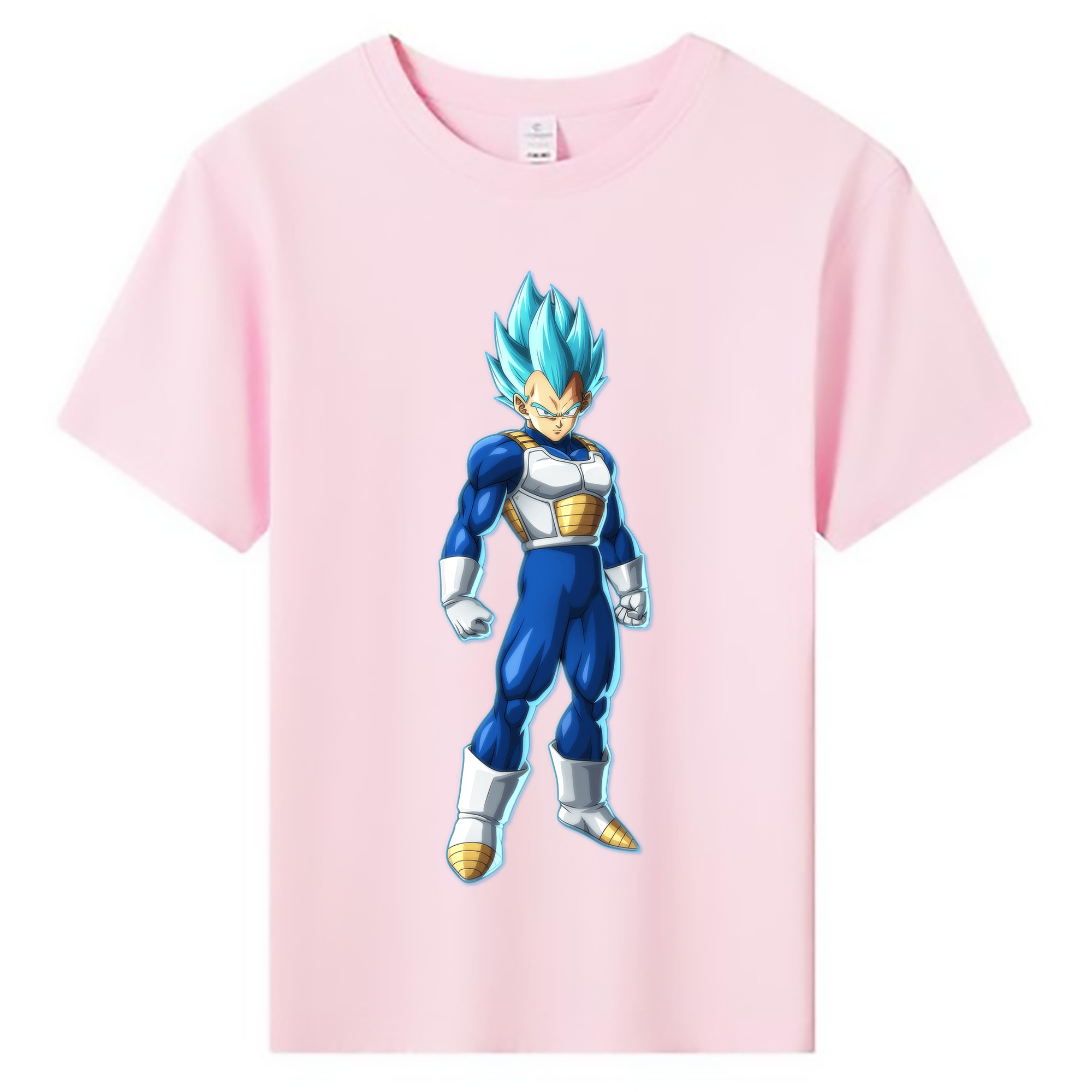 ドラゴンボール ベジータ四世（Bejīta Yonsei）DRAGON BALL Vegeta IV 綿100％キッズTシャツ（フロントプリント）