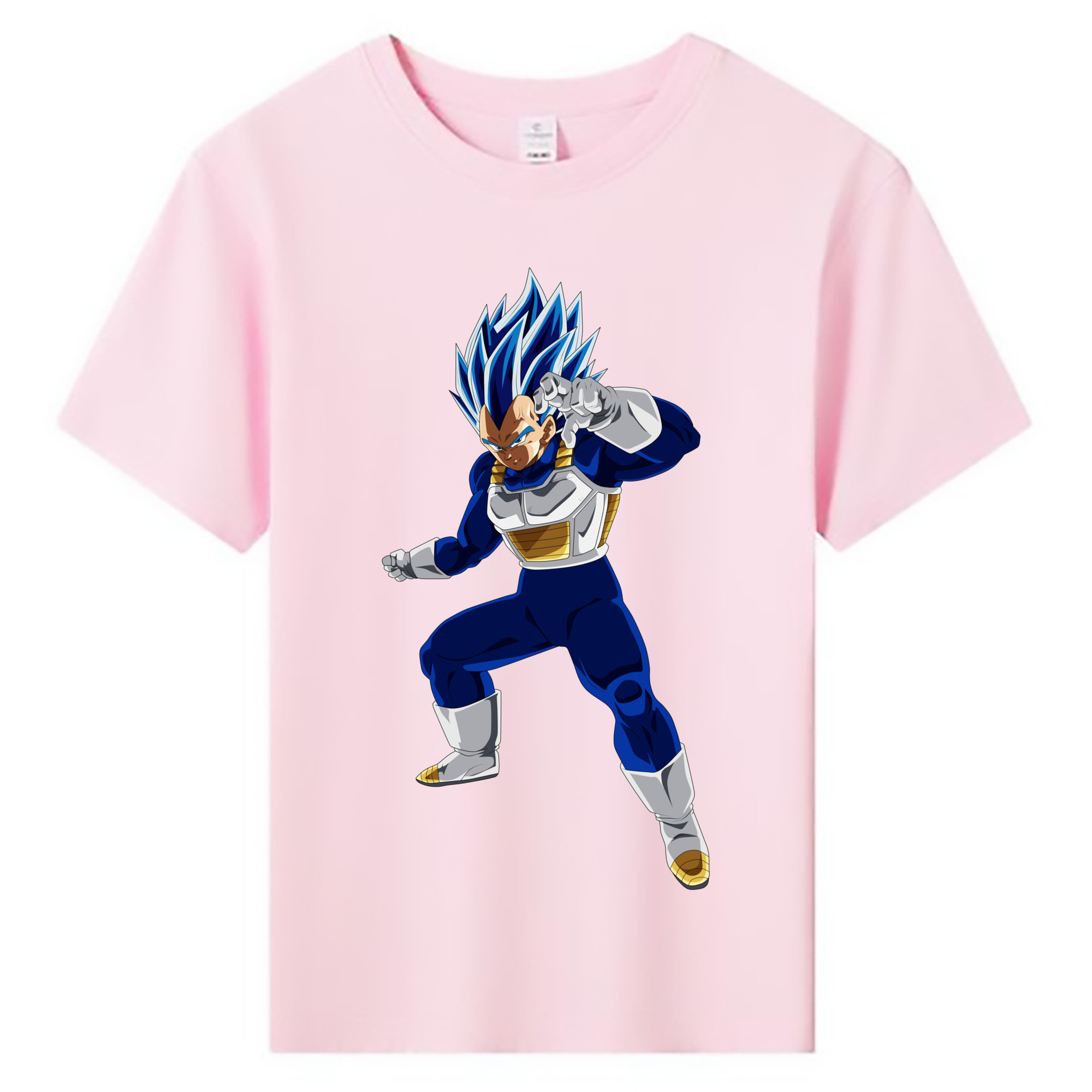 （画像用） ドラゴンボール ベジータ四世（Bejīta Yonsei）DRAGON BALL Vegeta IV 綿100％キッズTシャツ（フロントプリント）