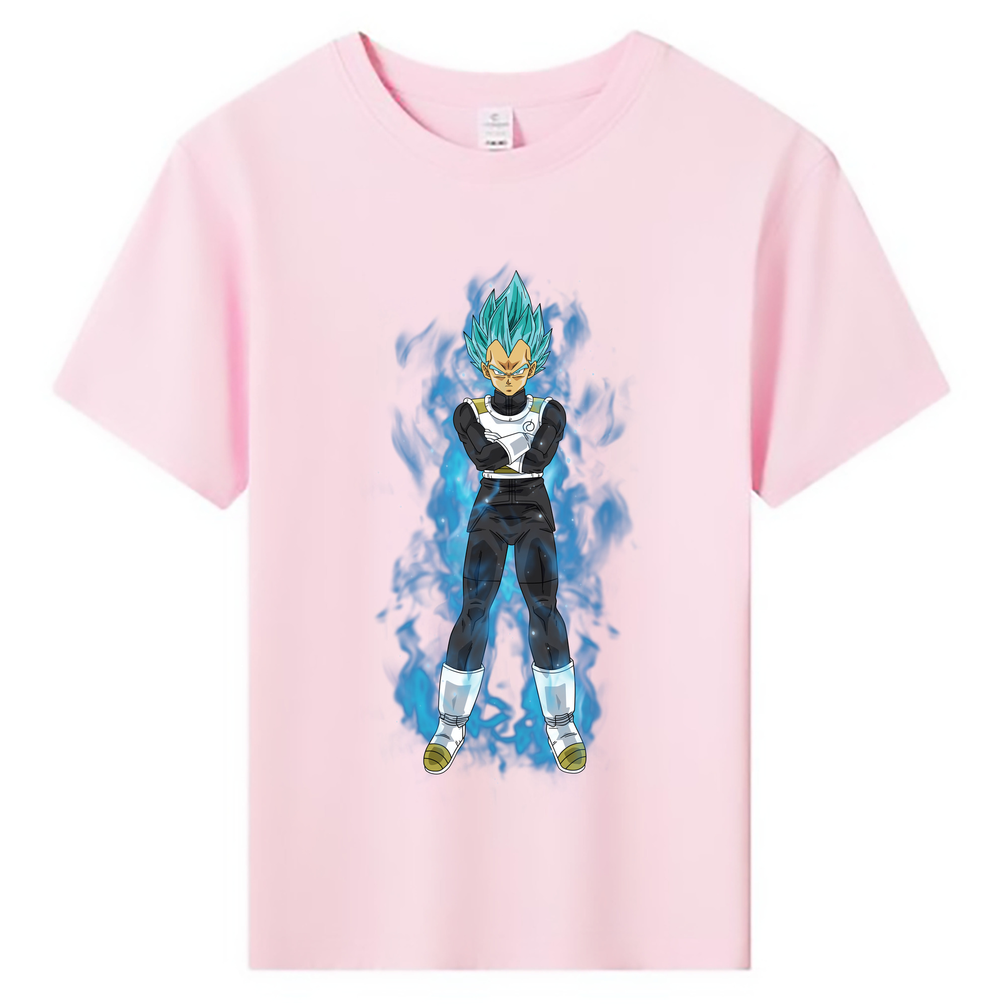 （画像用） ドラゴンボール ベジータ四世（Bejīta Yonsei）DRAGON BALL Vegeta IV 綿100％キッズTシャツ（フロントプリント）