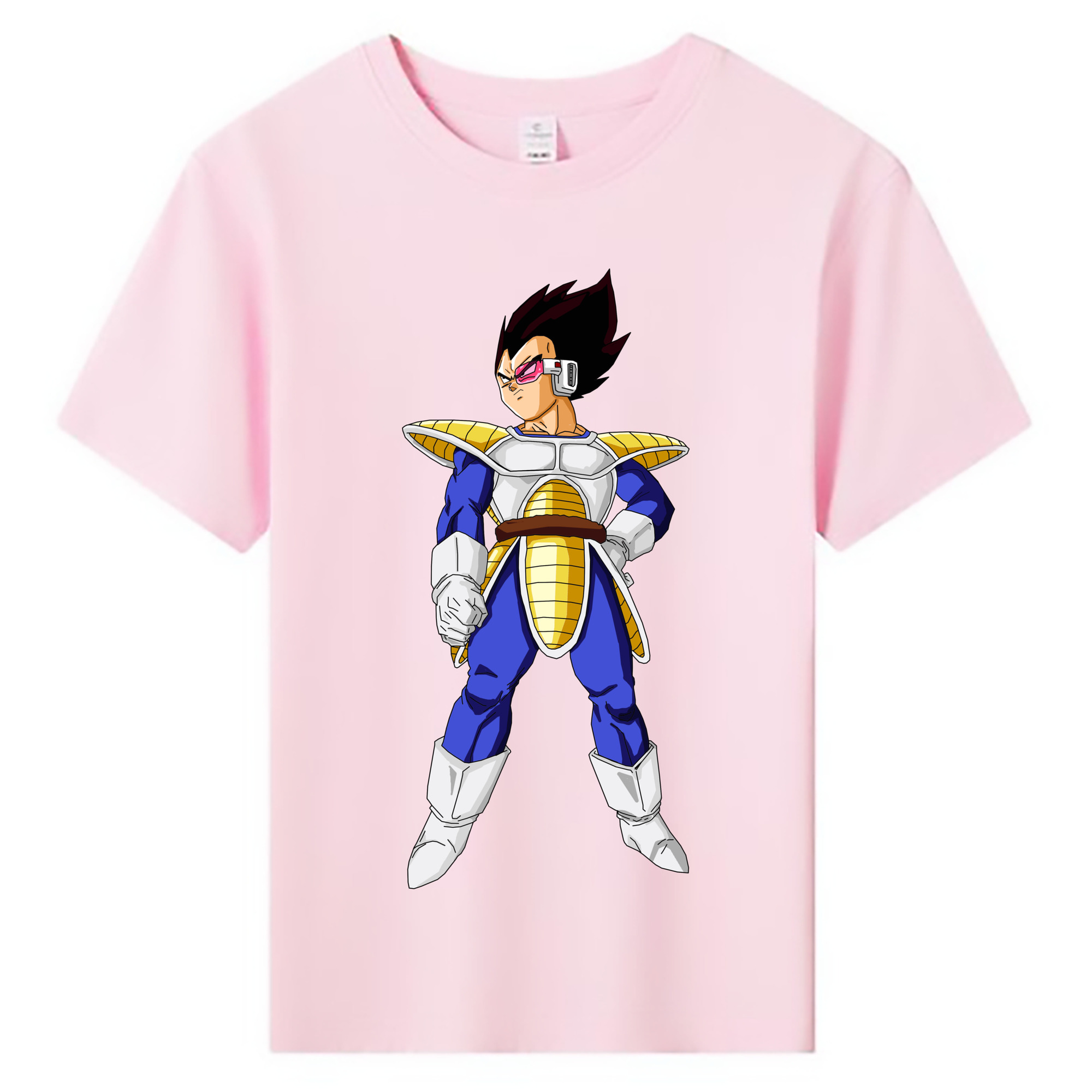 （画像用） ドラゴンボール ベジータ四世（Bejīta Yonsei）DRAGON BALL Vegeta IV 綿100％キッズTシャツ（フロントプリント）