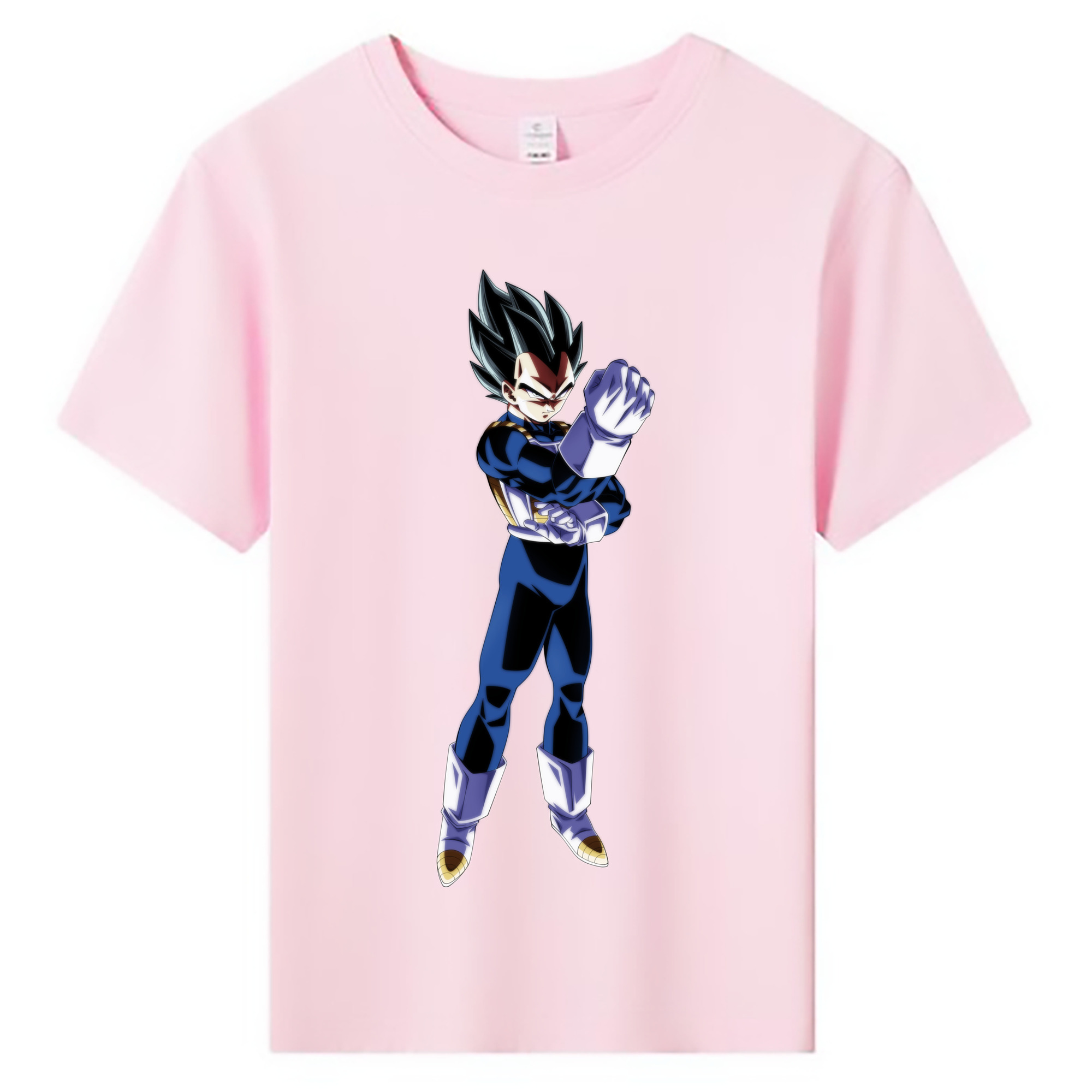 （画像用） ドラゴンボール ベジータ四世（Bejīta Yonsei）DRAGON BALL Vegeta IV 綿100％キッズTシャツ（フロントプリント）
