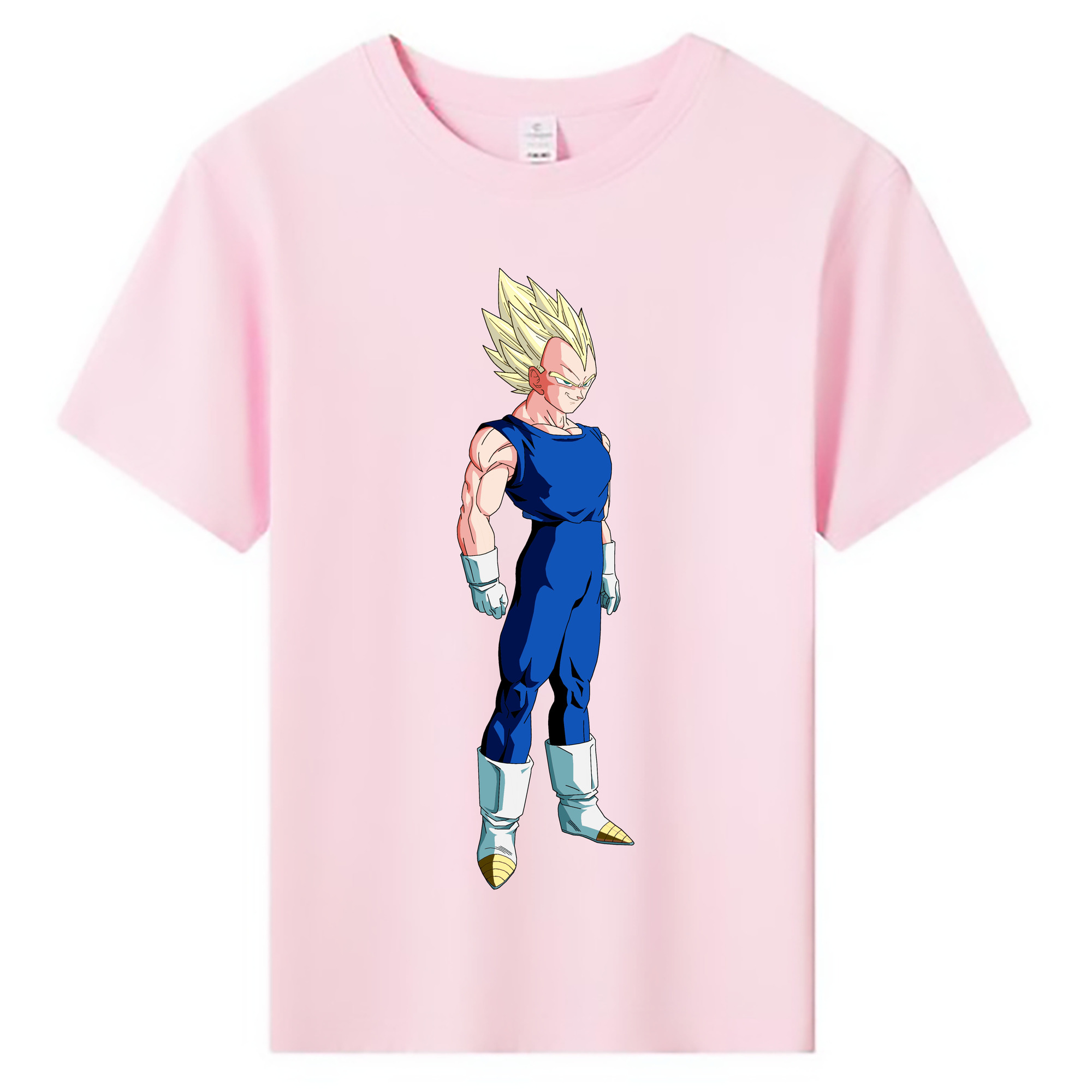 （画像用） ドラゴンボール ベジータ四世（Bejīta Yonsei）DRAGON BALL Vegeta IV 綿100％キッズTシャツ（フロントプリント）