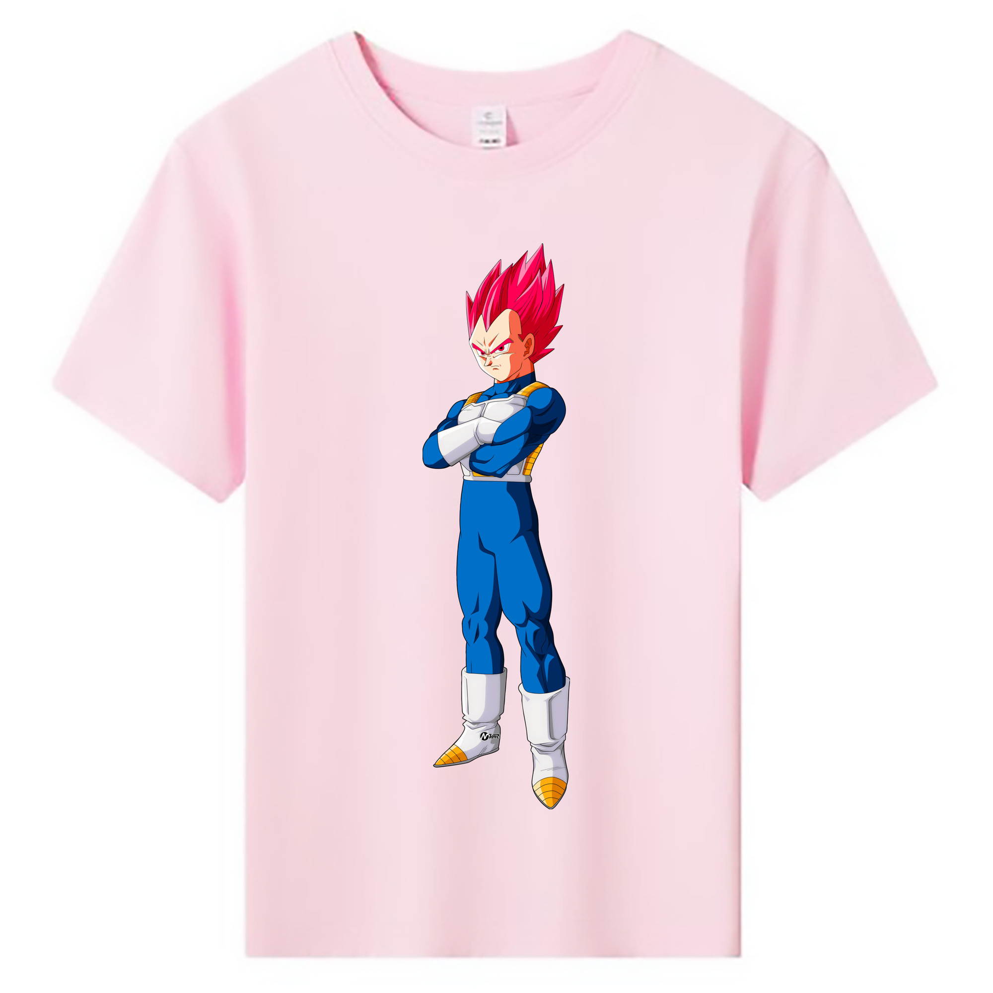 （画像用） ドラゴンボール ベジータ四世（Bejīta Yonsei）DRAGON BALL Vegeta IV 綿100％キッズTシャツ（フロントプリント）