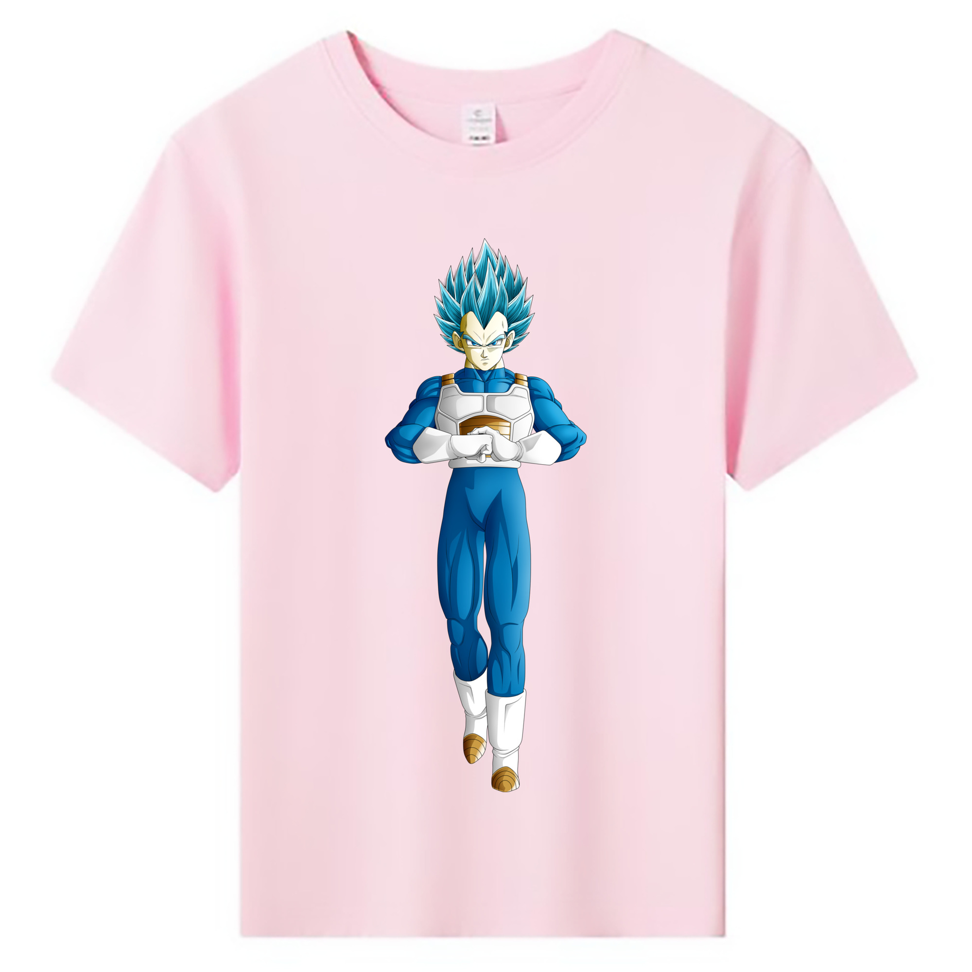 （画像用） ドラゴンボール ベジータ四世（Bejīta Yonsei）DRAGON BALL Vegeta IV 綿100％キッズTシャツ（フロントプリント）