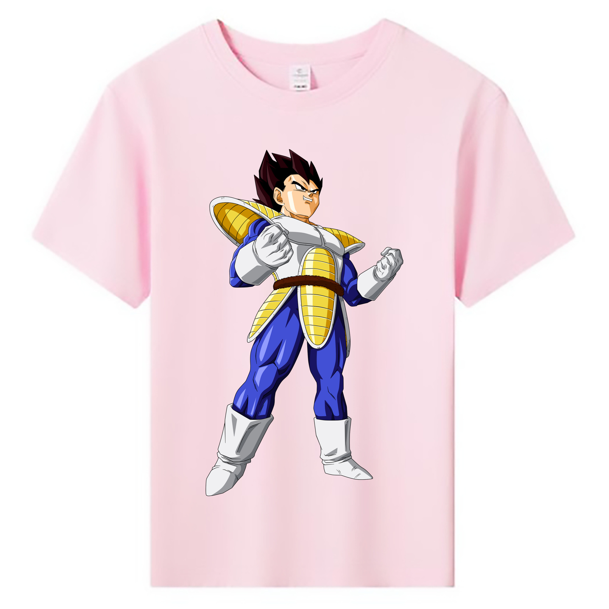 （画像用） ドラゴンボール ベジータ四世（Bejīta Yonsei）DRAGON BALL Vegeta IV 綿100％キッズTシャツ（フロントプリント）