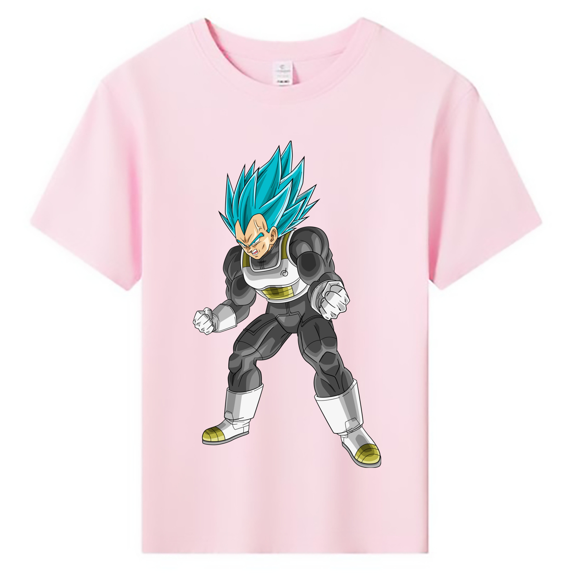 （画像用） ドラゴンボール ベジータ四世（Bejīta Yonsei）DRAGON BALL Vegeta IV 綿100％キッズTシャツ（フロントプリント）