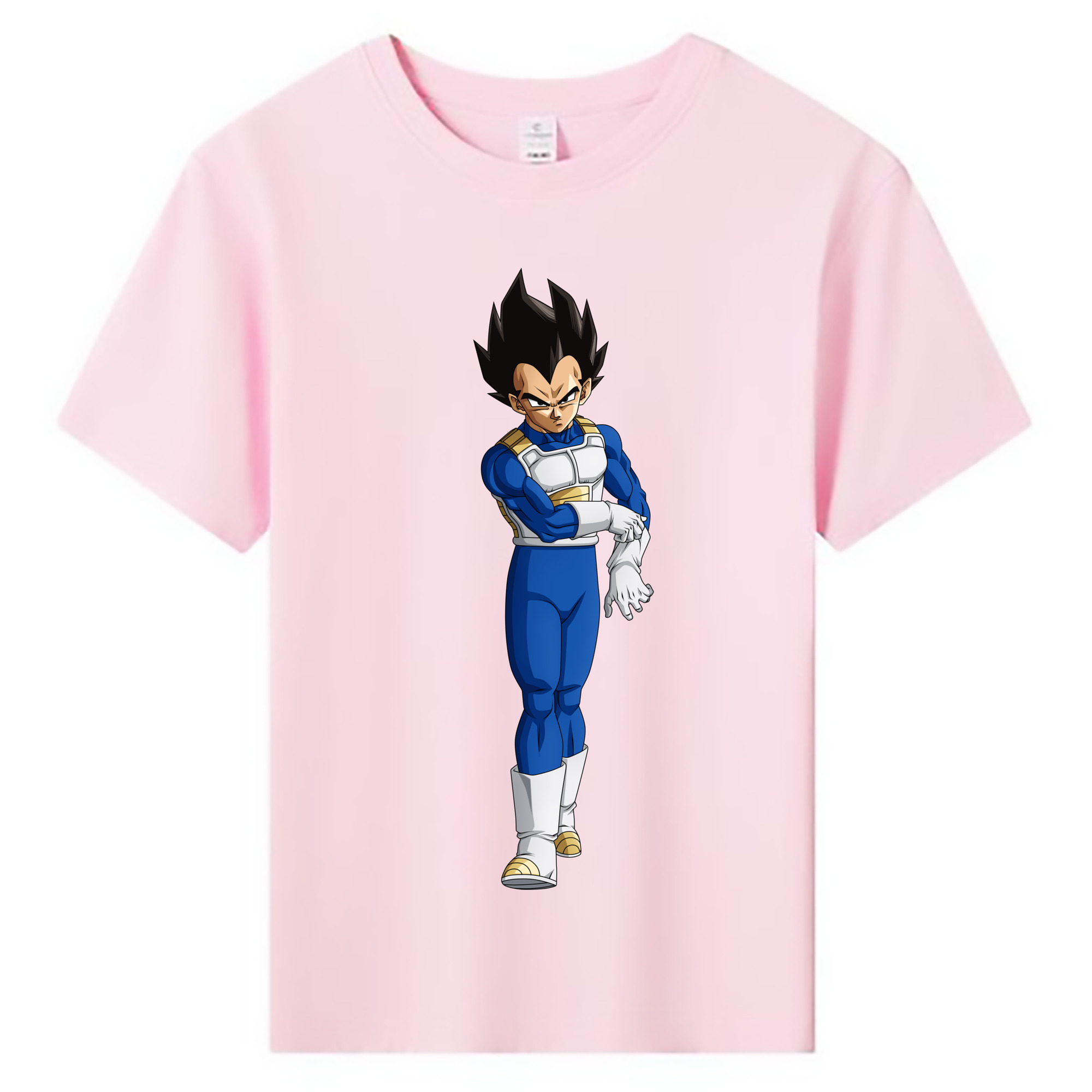 （画像用） ドラゴンボール ベジータ四世（Bejīta Yonsei）DRAGON BALL Vegeta IV 綿100％キッズTシャツ（フロントプリント）