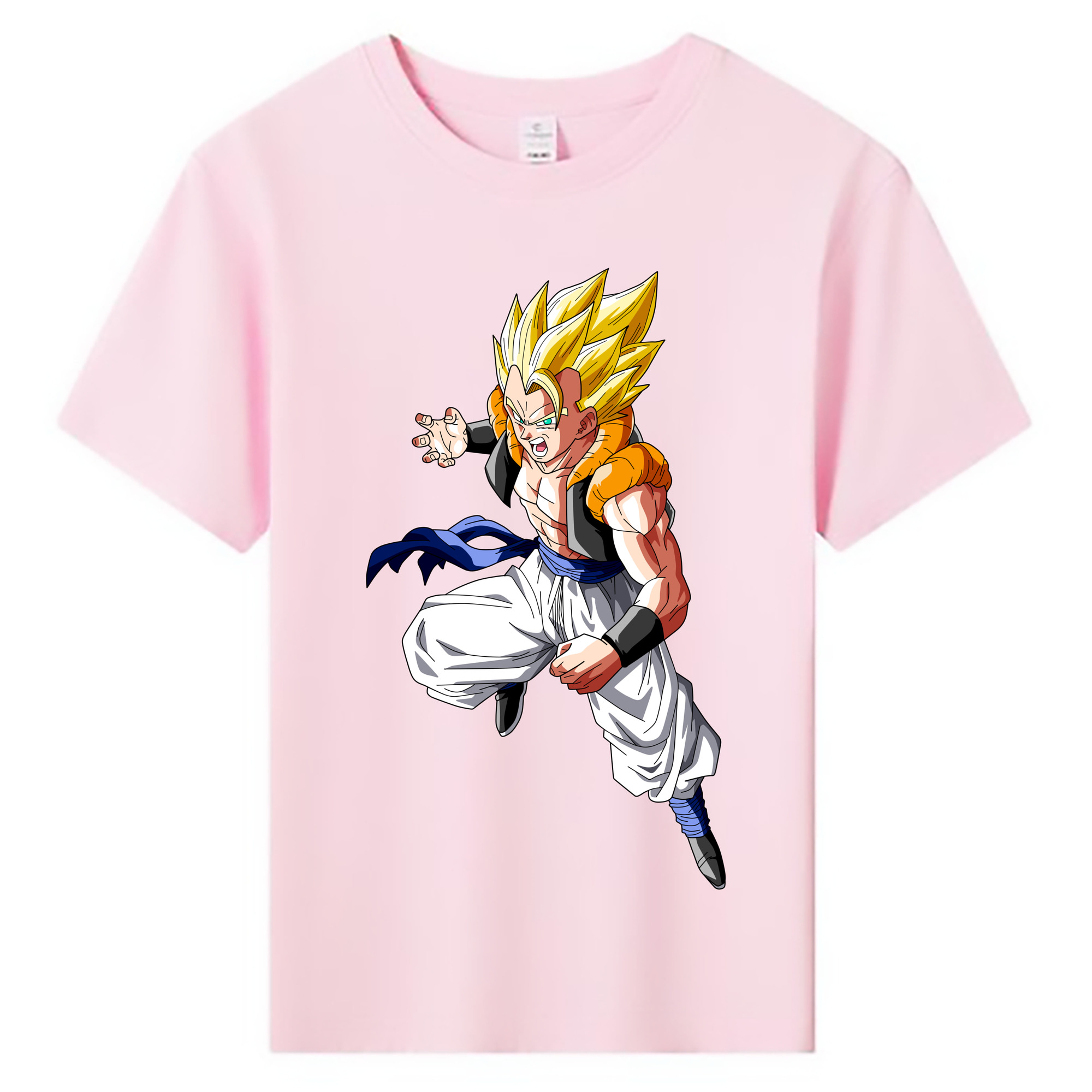 （画像用） ドラゴンボール ベジータ四世（Bejīta Yonsei）DRAGON BALL Vegeta IV 綿100％キッズTシャツ（フロントプリント）