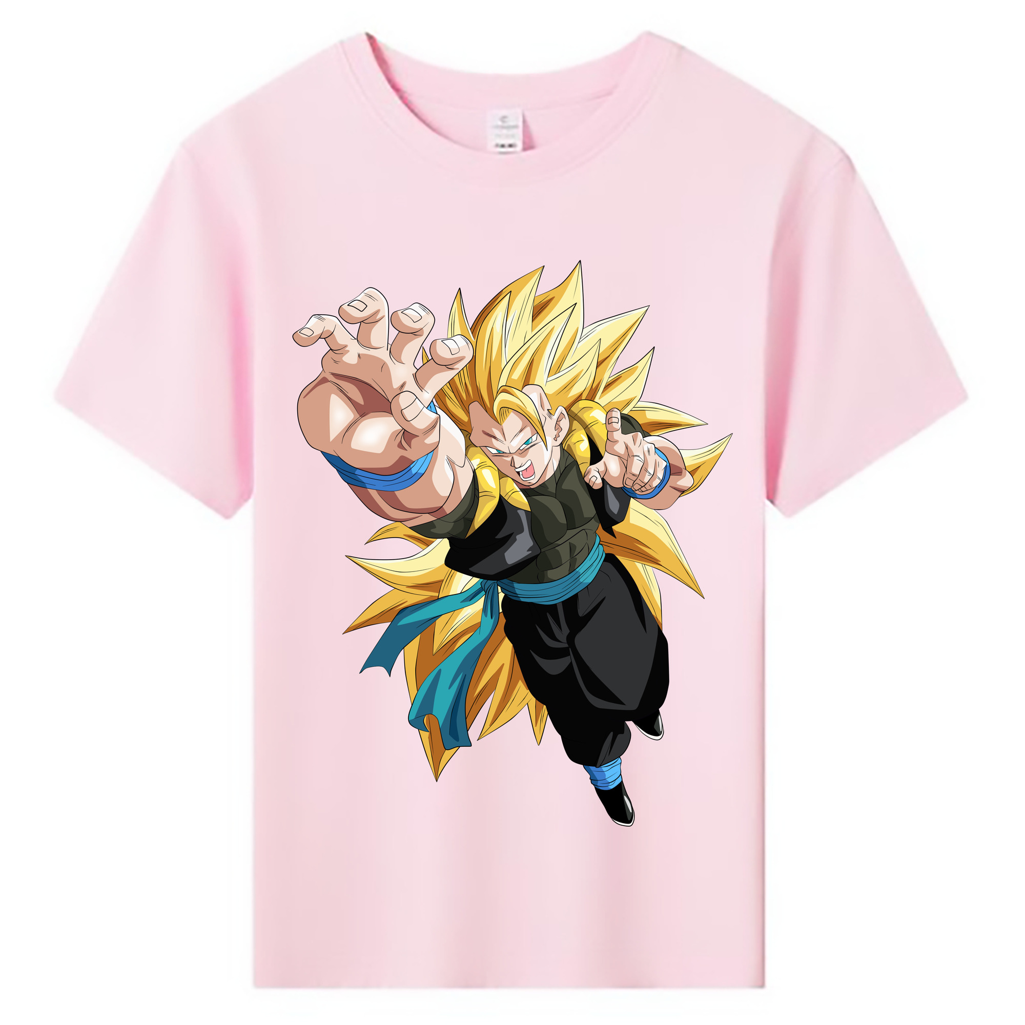 （画像用） ドラゴンボール ベジータ四世（Bejīta Yonsei）DRAGON BALL Vegeta IV 綿100％キッズTシャツ（フロントプリント）