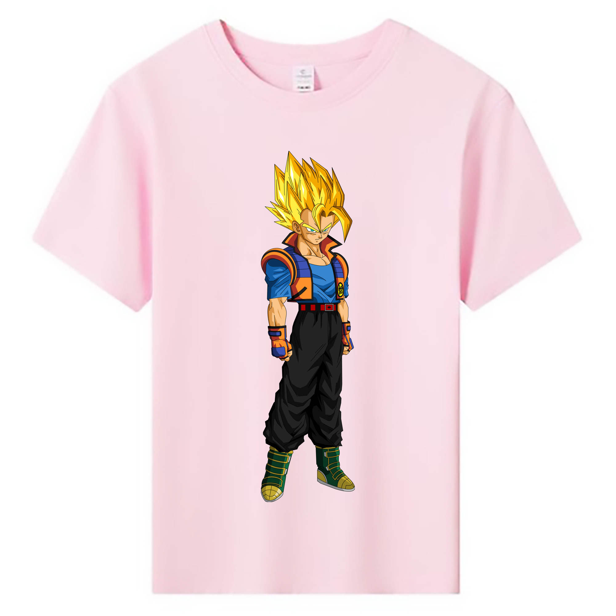 （画像用） ドラゴンボール ベジータ四世（Bejīta Yonsei）DRAGON BALL Vegeta IV 綿100％キッズTシャツ（フロントプリント）