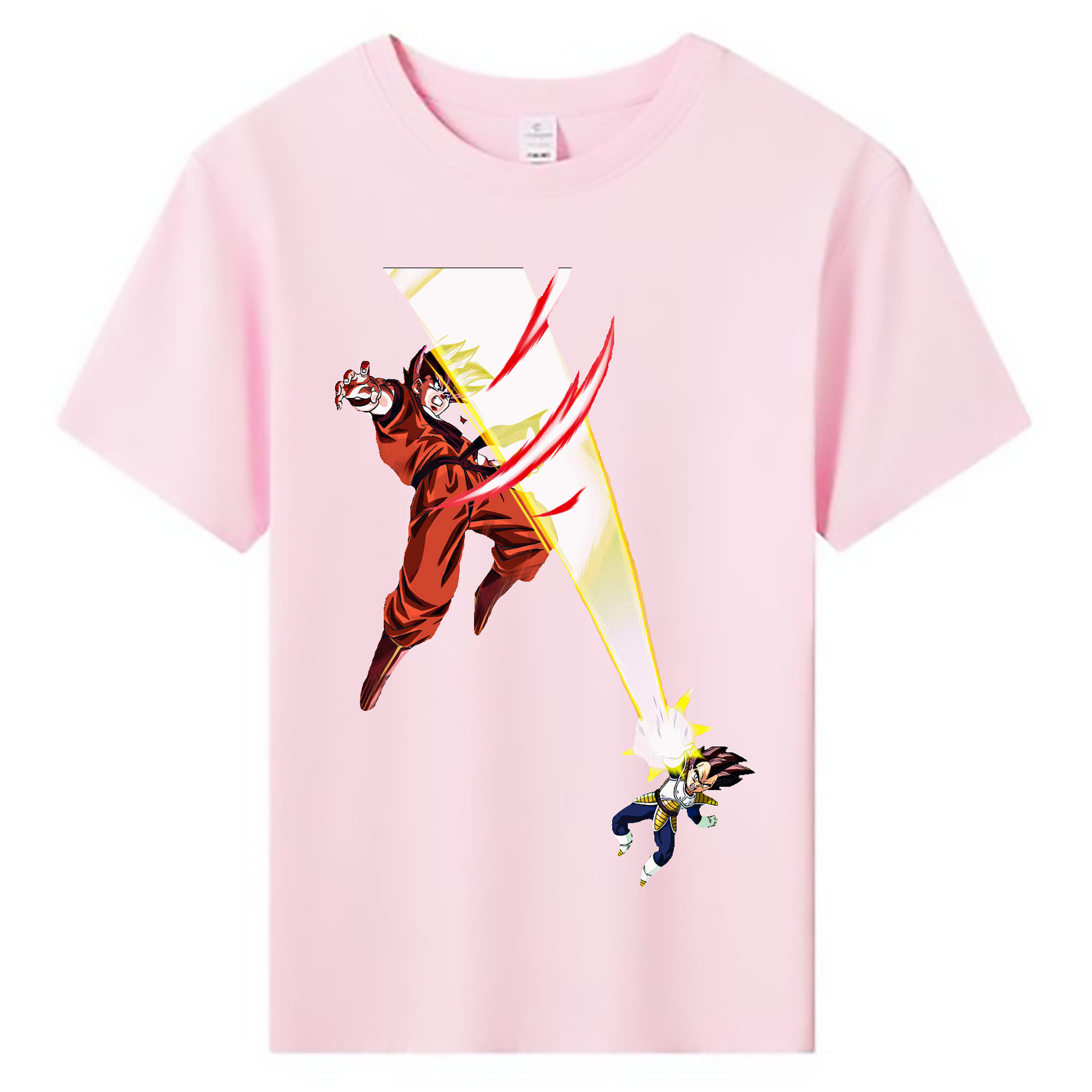 （画像用） ドラゴンボール ベジータ四世（Bejīta Yonsei）DRAGON BALL Vegeta IV 綿100％キッズTシャツ（フロントプリント）