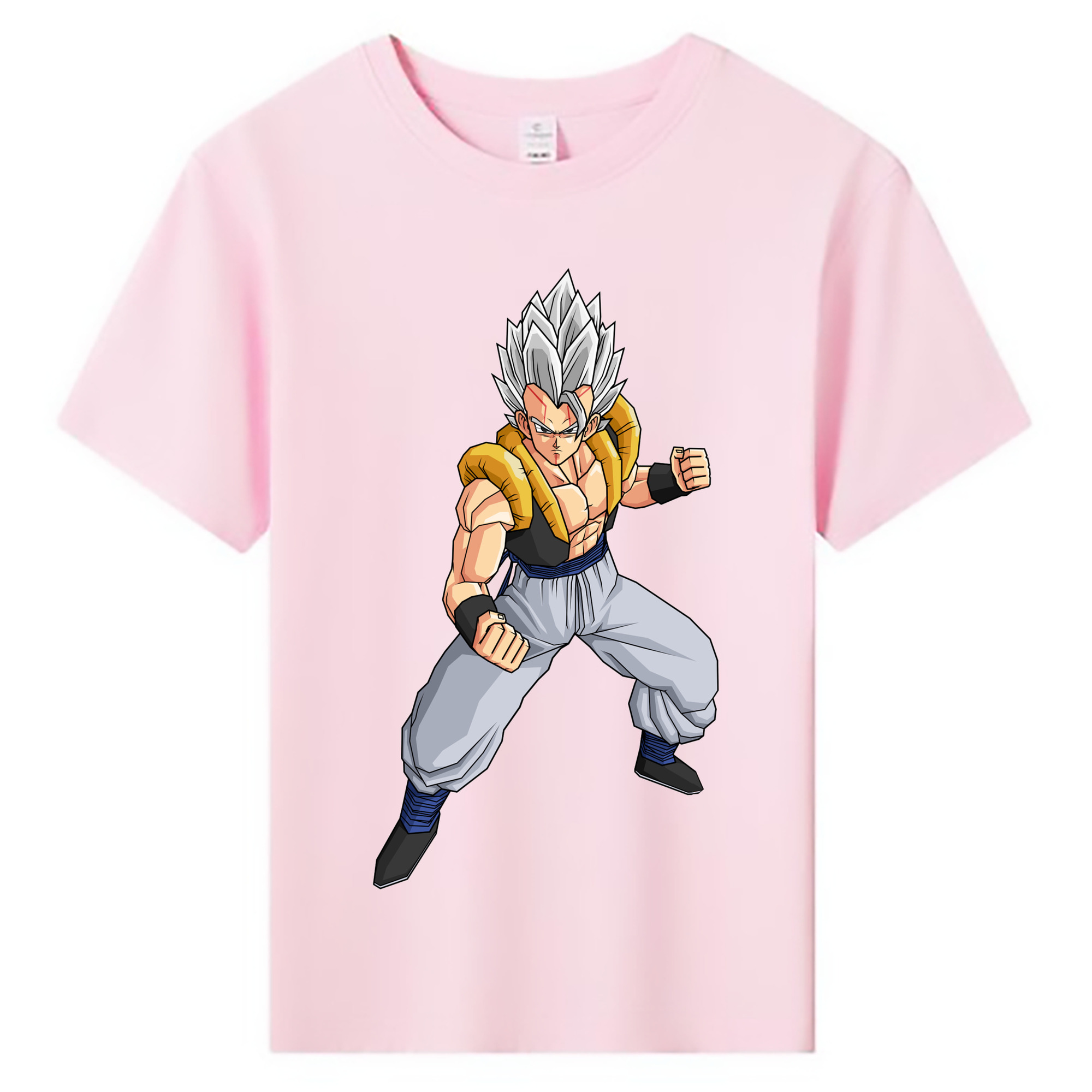 （画像用） ドラゴンボール ベジータ四世（Bejīta Yonsei）DRAGON BALL Vegeta IV 綿100％キッズTシャツ（フロントプリント）