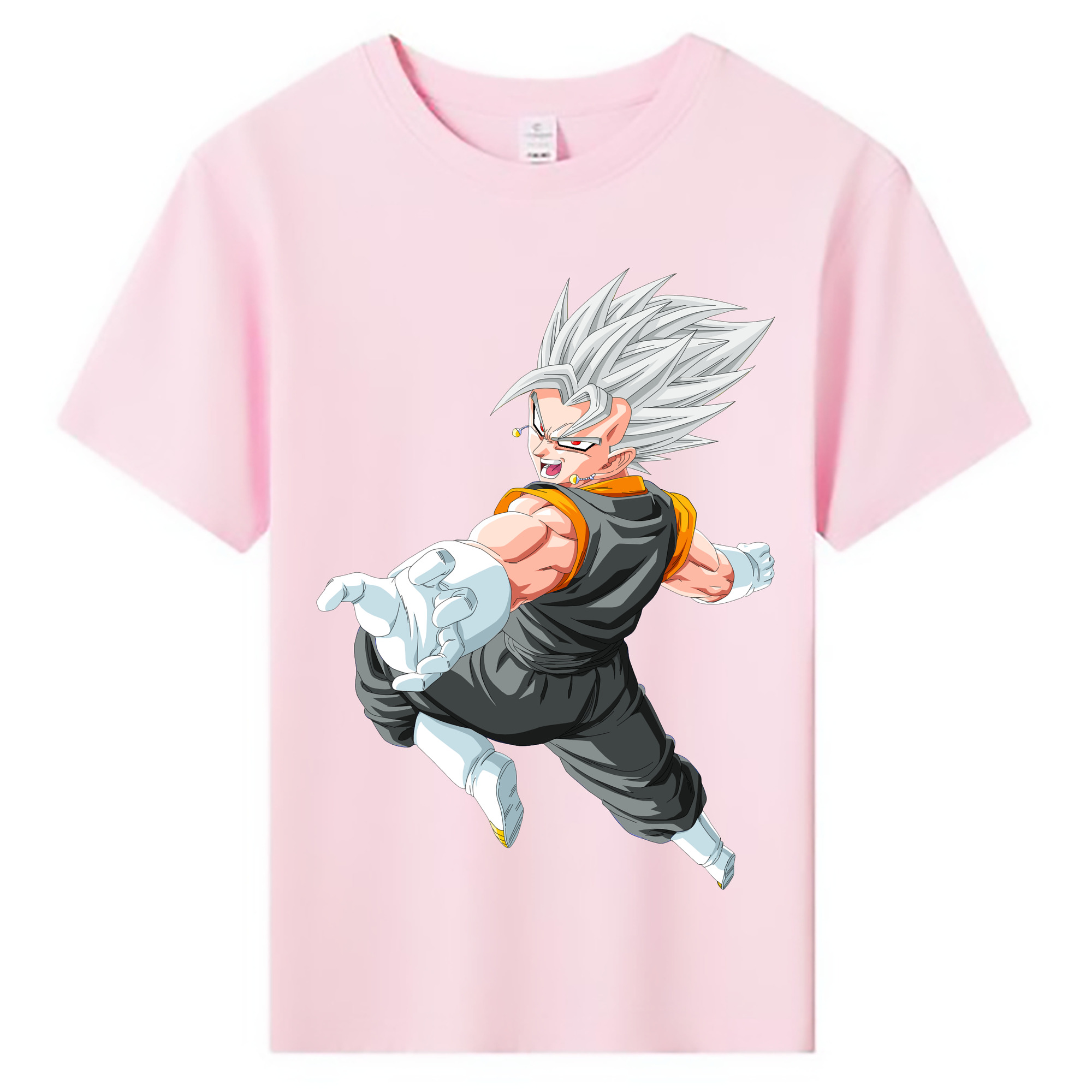 （画像用） ドラゴンボール ベジータ四世（Bejīta Yonsei）DRAGON BALL Vegeta IV 綿100％キッズTシャツ（フロントプリント）