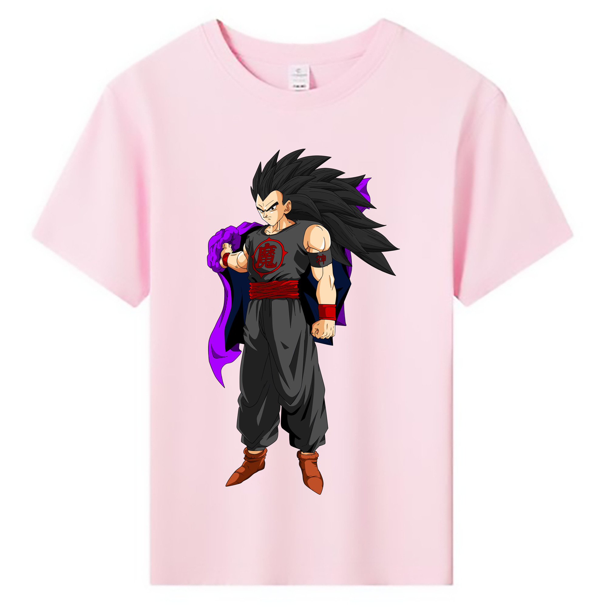 （画像用） ドラゴンボール ベジータ四世（Bejīta Yonsei）DRAGON BALL Vegeta IV 綿100％キッズTシャツ（フロントプリント）