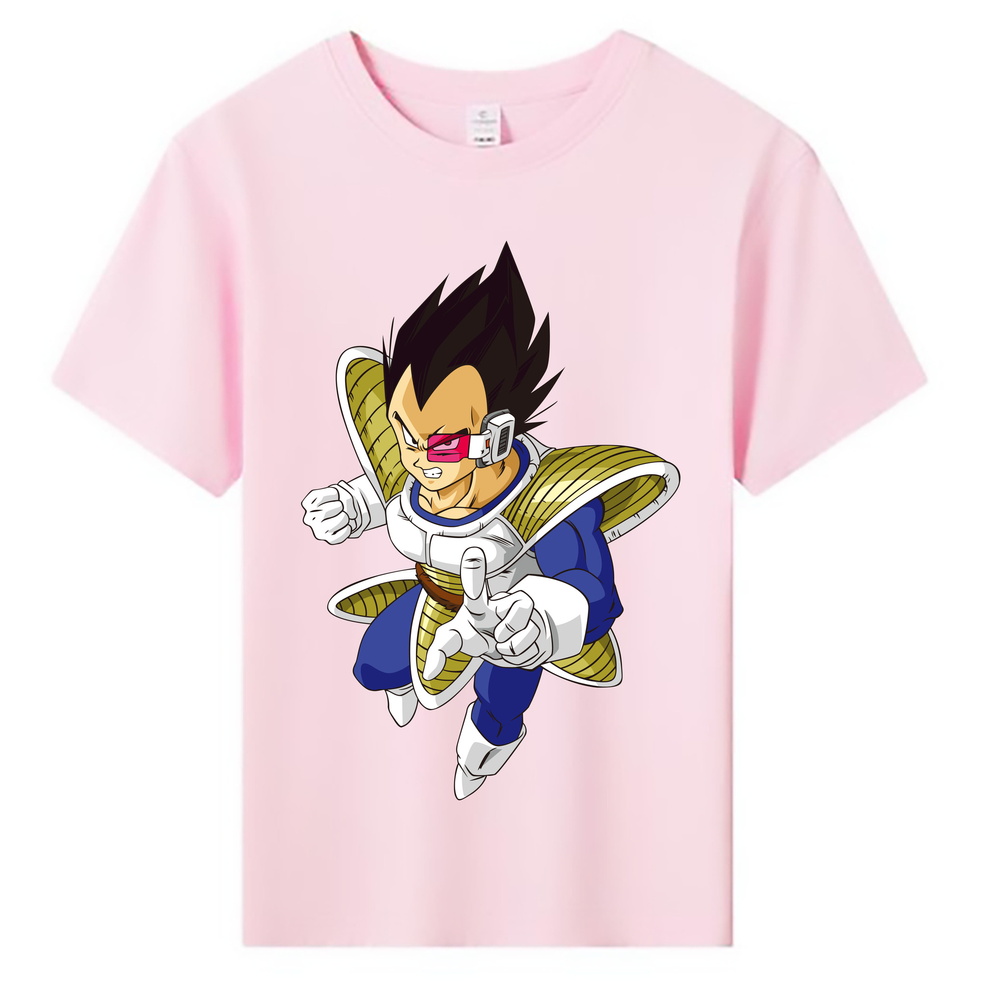 （画像用） ドラゴンボール ベジータ四世（Bejīta Yonsei）DRAGON BALL Vegeta IV 綿100％キッズTシャツ（フロントプリント）