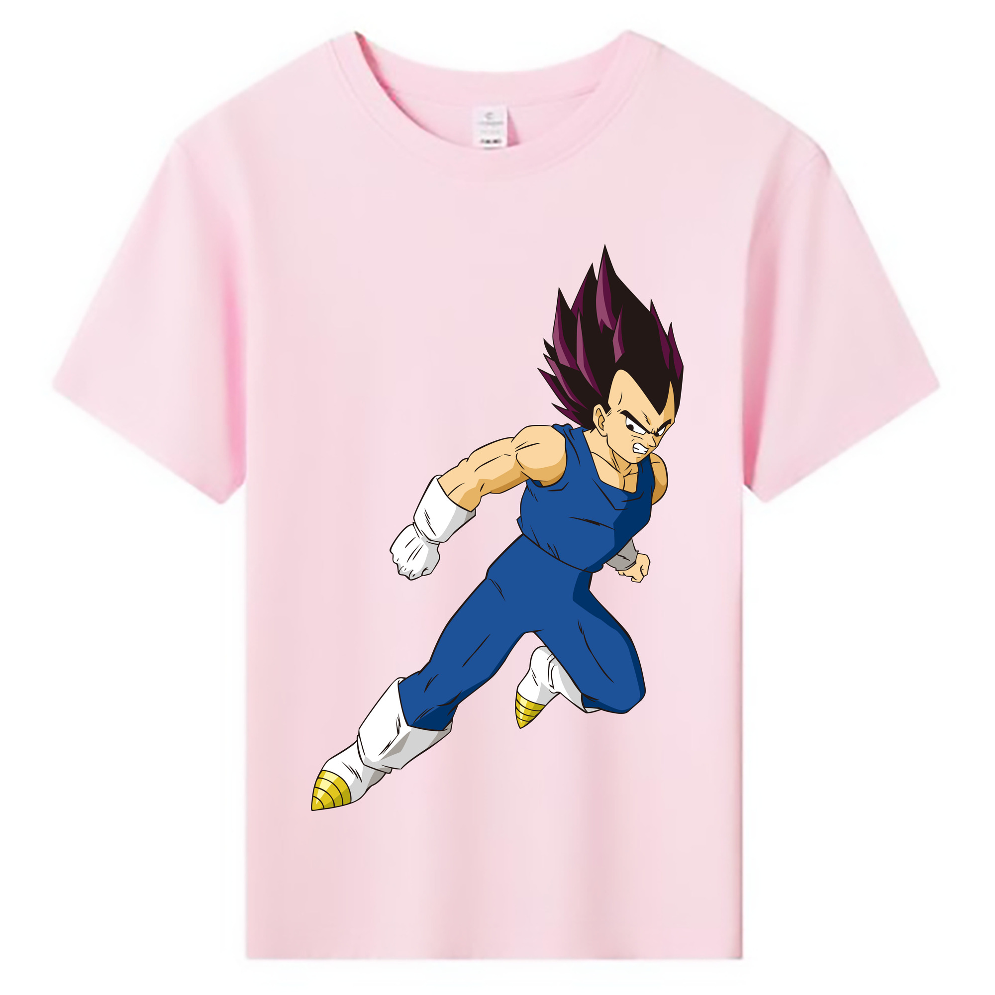 （画像用） ドラゴンボール ベジータ四世（Bejīta Yonsei）DRAGON BALL Vegeta IV 綿100％キッズTシャツ（フロントプリント）