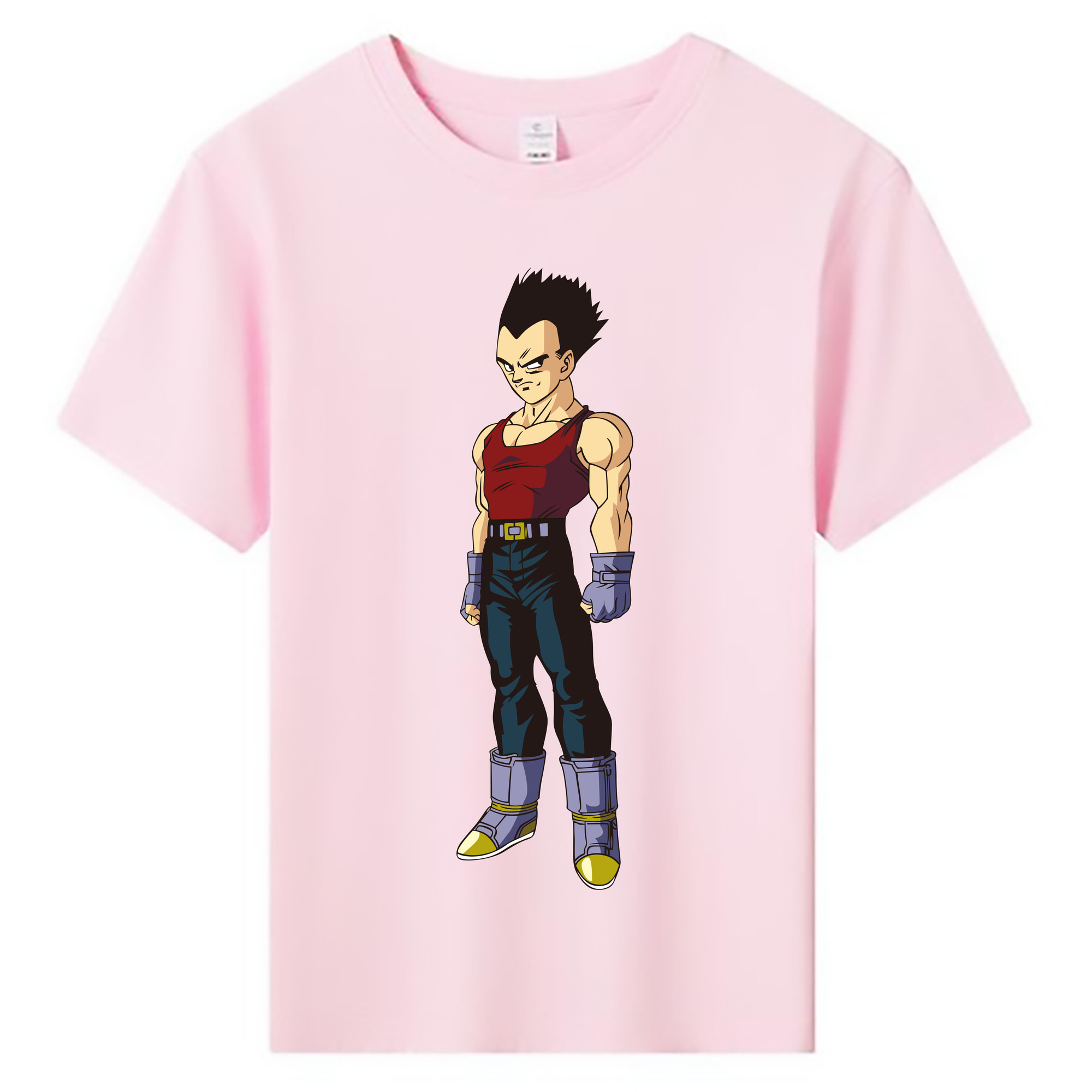 （画像用） ドラゴンボール ベジータ四世（Bejīta Yonsei）DRAGON BALL Vegeta IV 綿100％キッズTシャツ（フロントプリント）