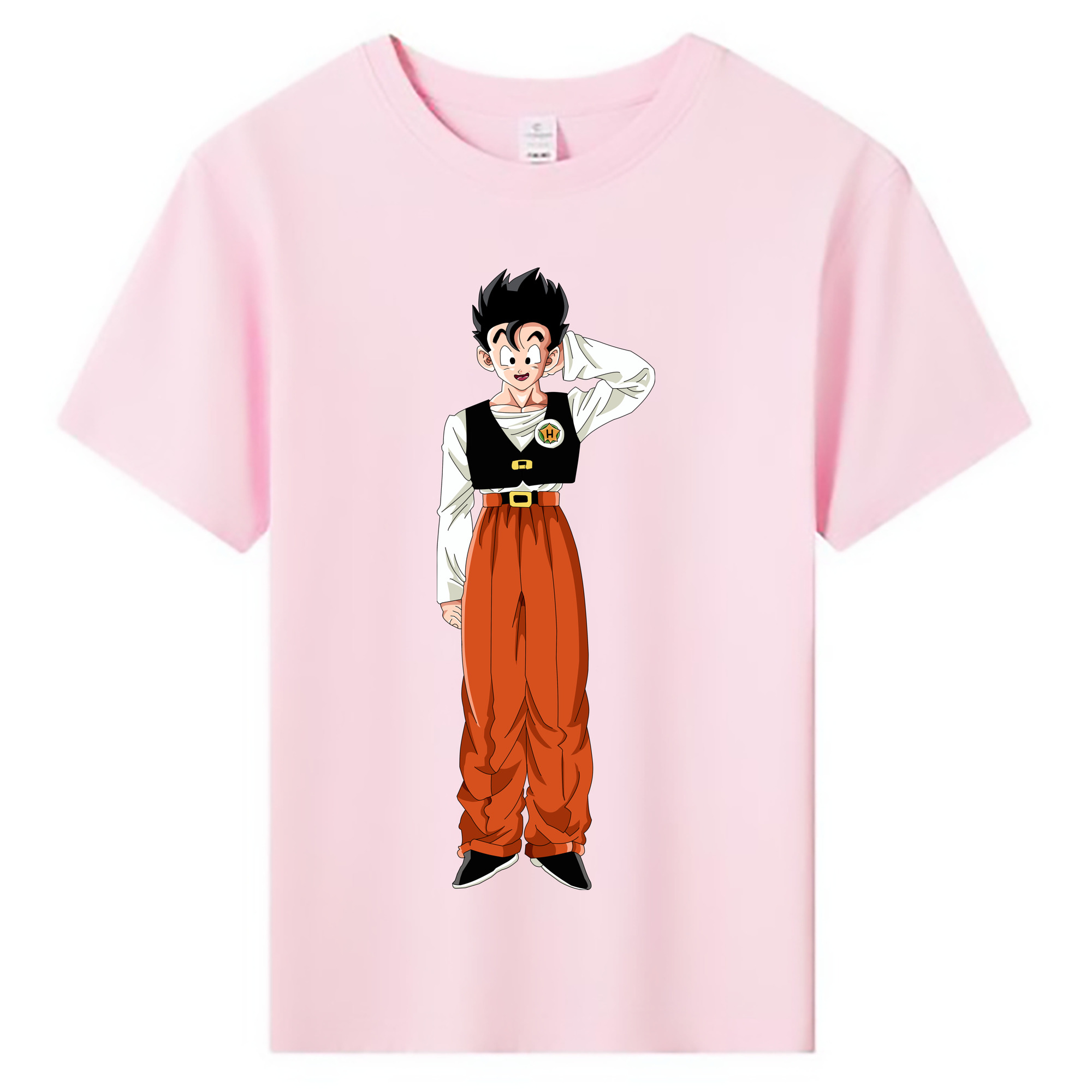 （画像用） ドラゴンボール 孫 悟飯（そんごはん）DRAGON BALL Son Gohan 綿100％キッズTシャツ（フロントプリント）