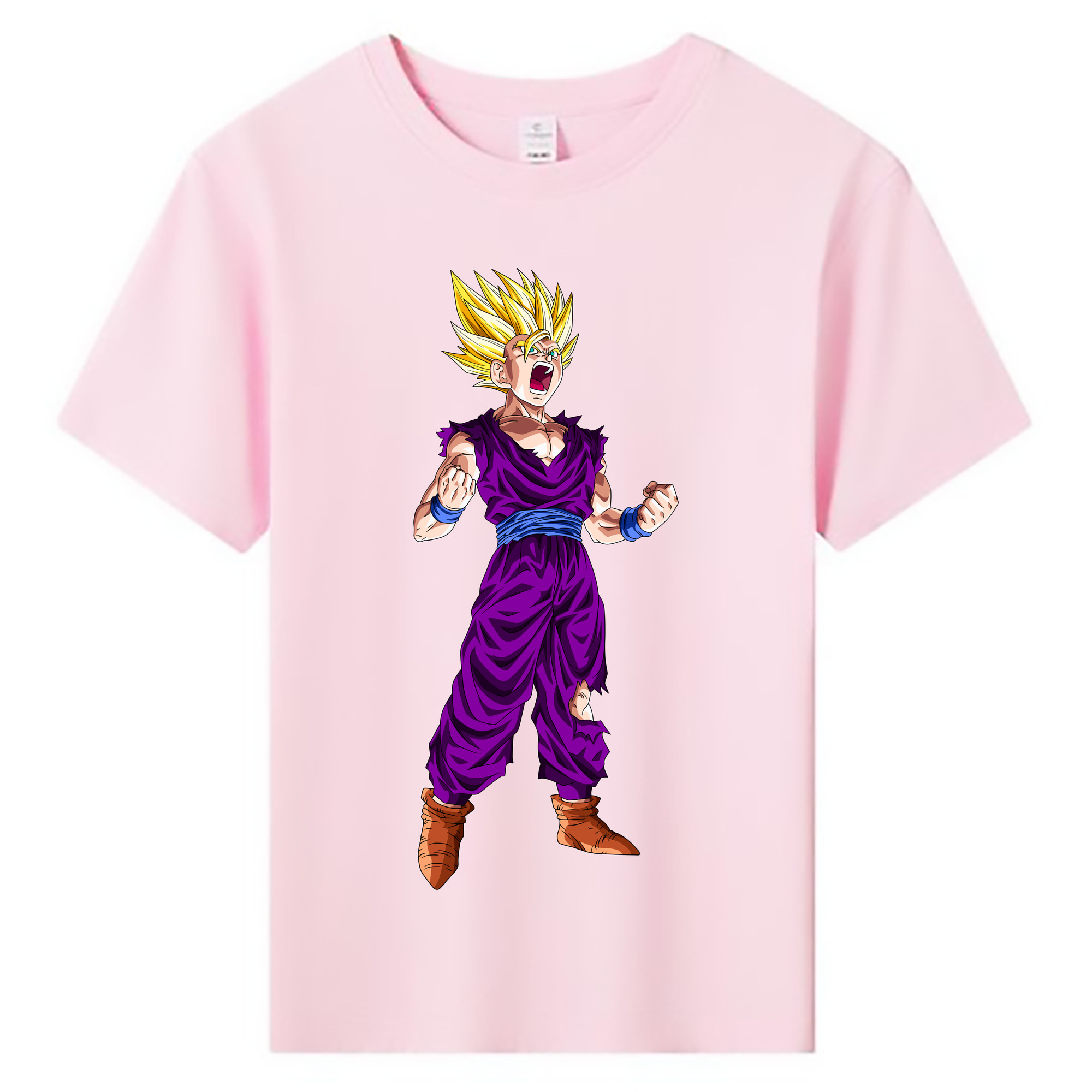 （画像用） ドラゴンボール 孫 悟飯（そんごはん）DRAGON BALL Son Gohan 綿100％キッズTシャツ（フロントプリント）