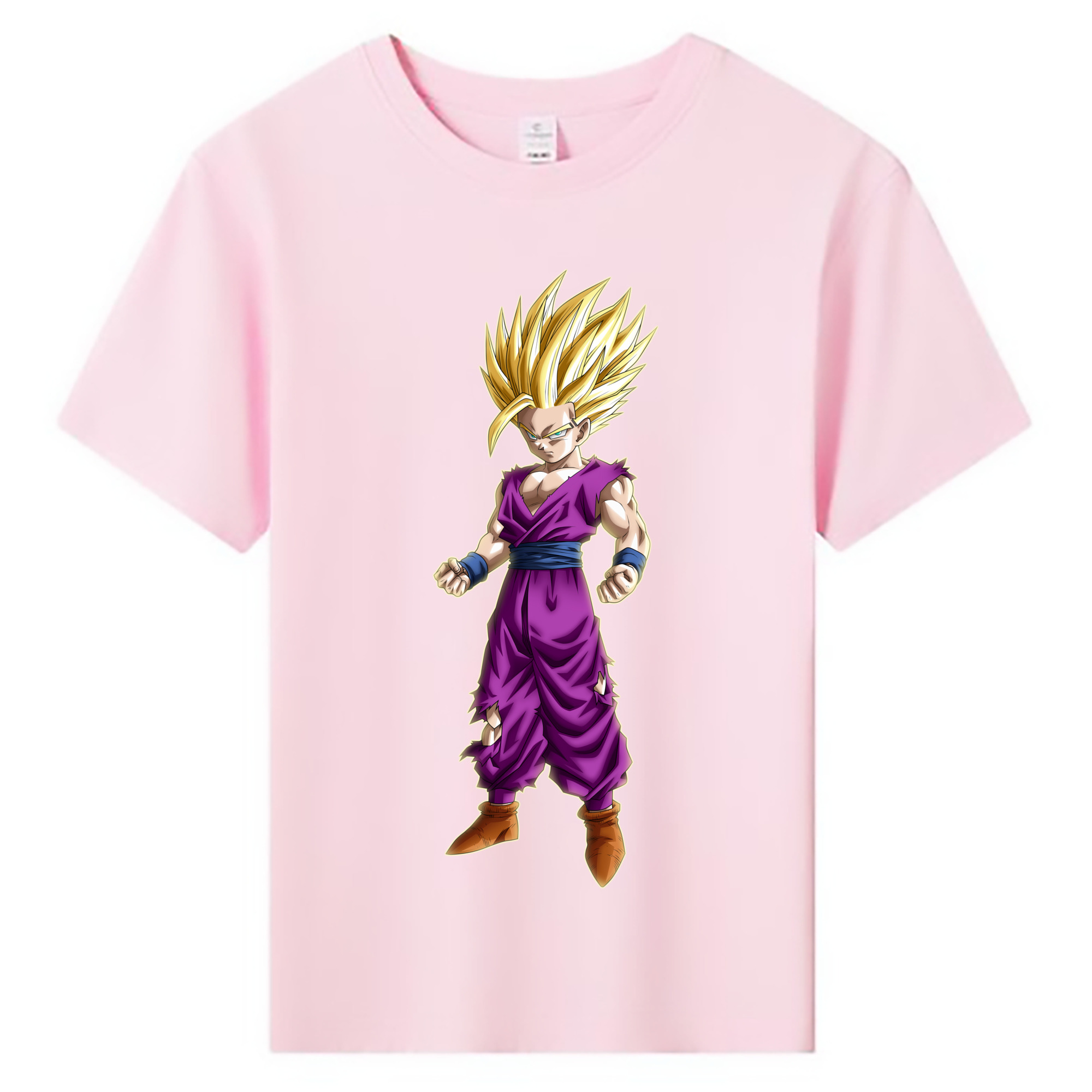 （画像用） ドラゴンボール 孫 悟飯（そんごはん）DRAGON BALL Son Gohan 綿100％キッズTシャツ（フロントプリント）
