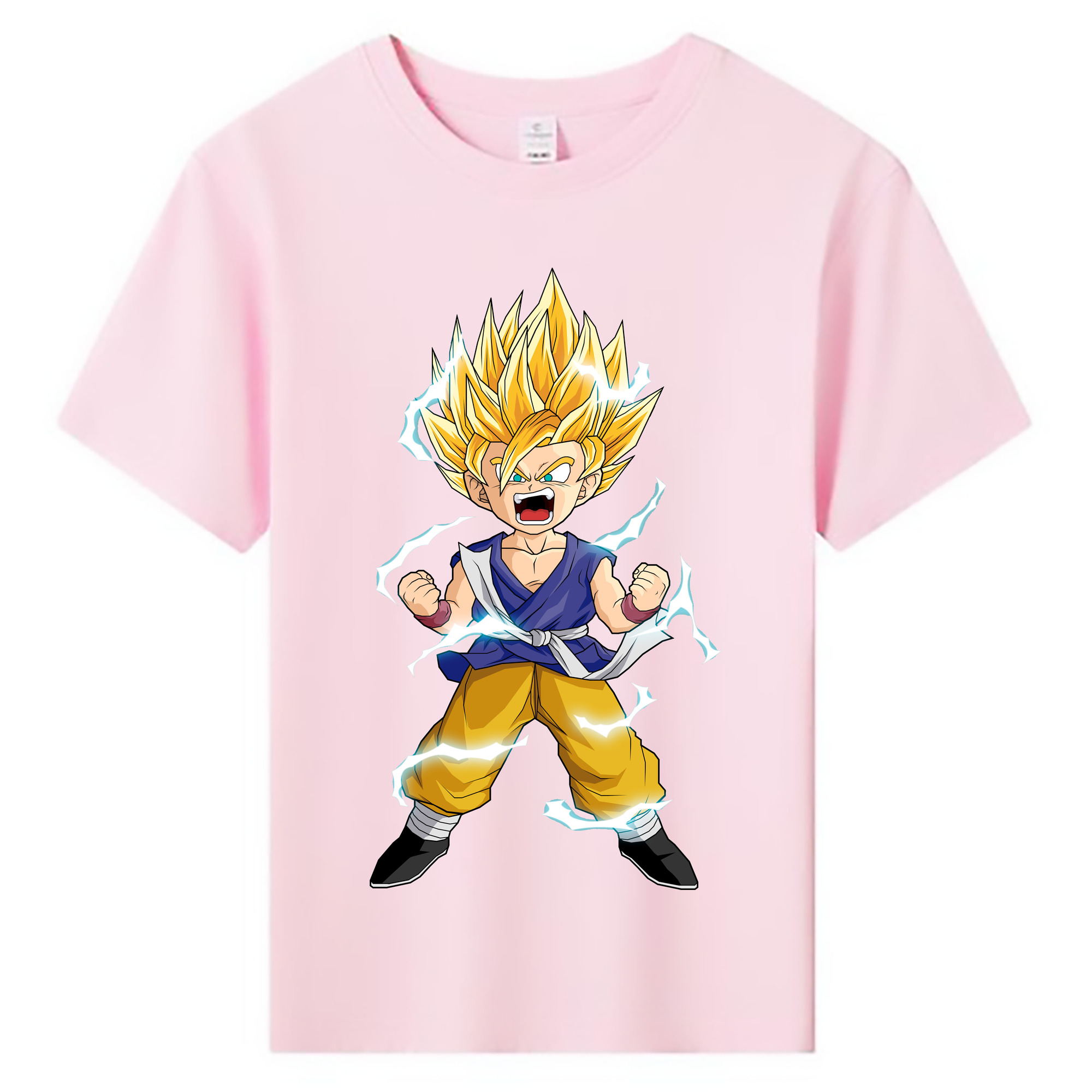 （画像用） ドラゴンボール 孫 悟飯（そんごはん）DRAGON BALL Son Gohan 綿100％キッズTシャツ（フロントプリント）