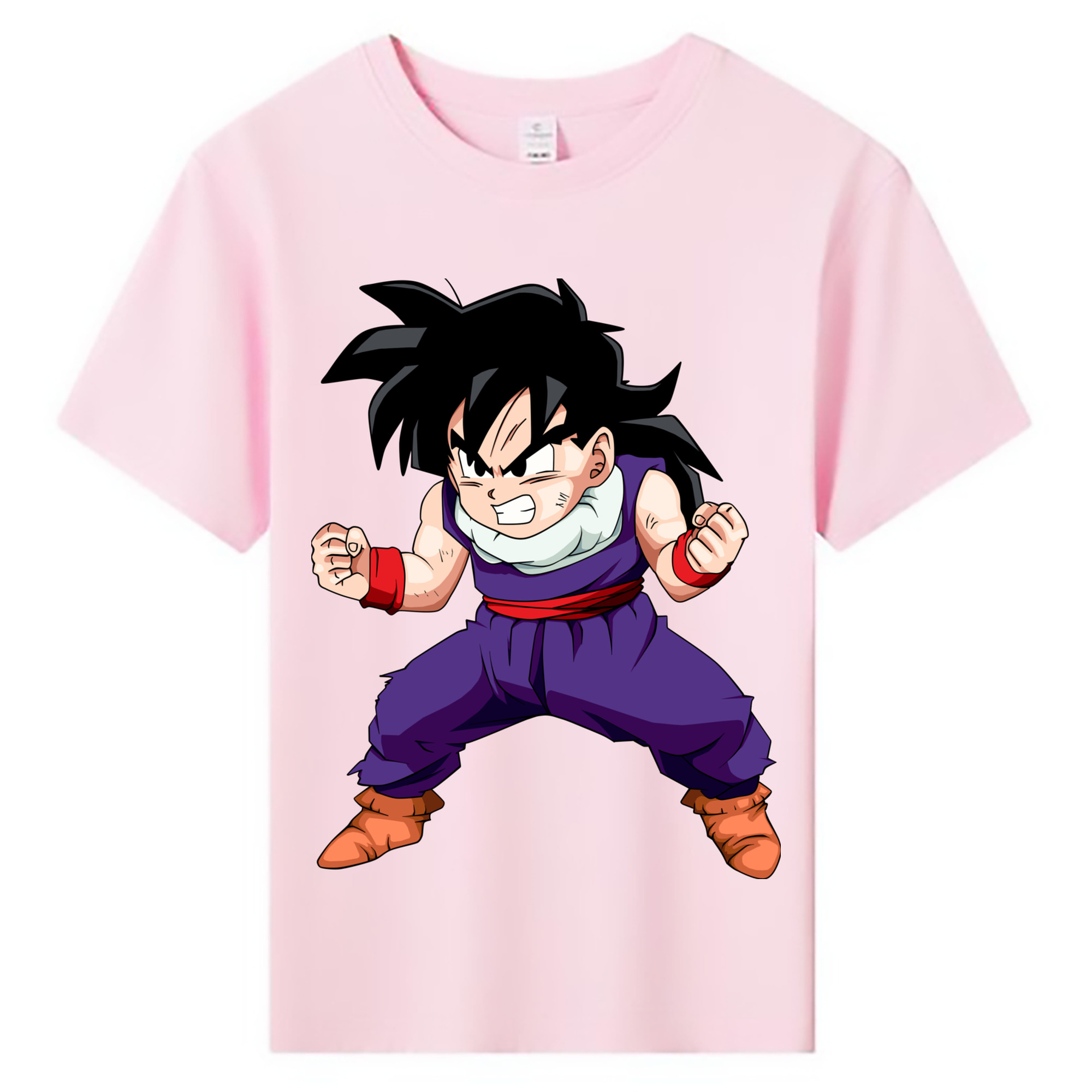 （画像用） ドラゴンボール 孫 悟飯（そんごはん）DRAGON BALL Son Gohan 綿100％キッズTシャツ（フロントプリント）