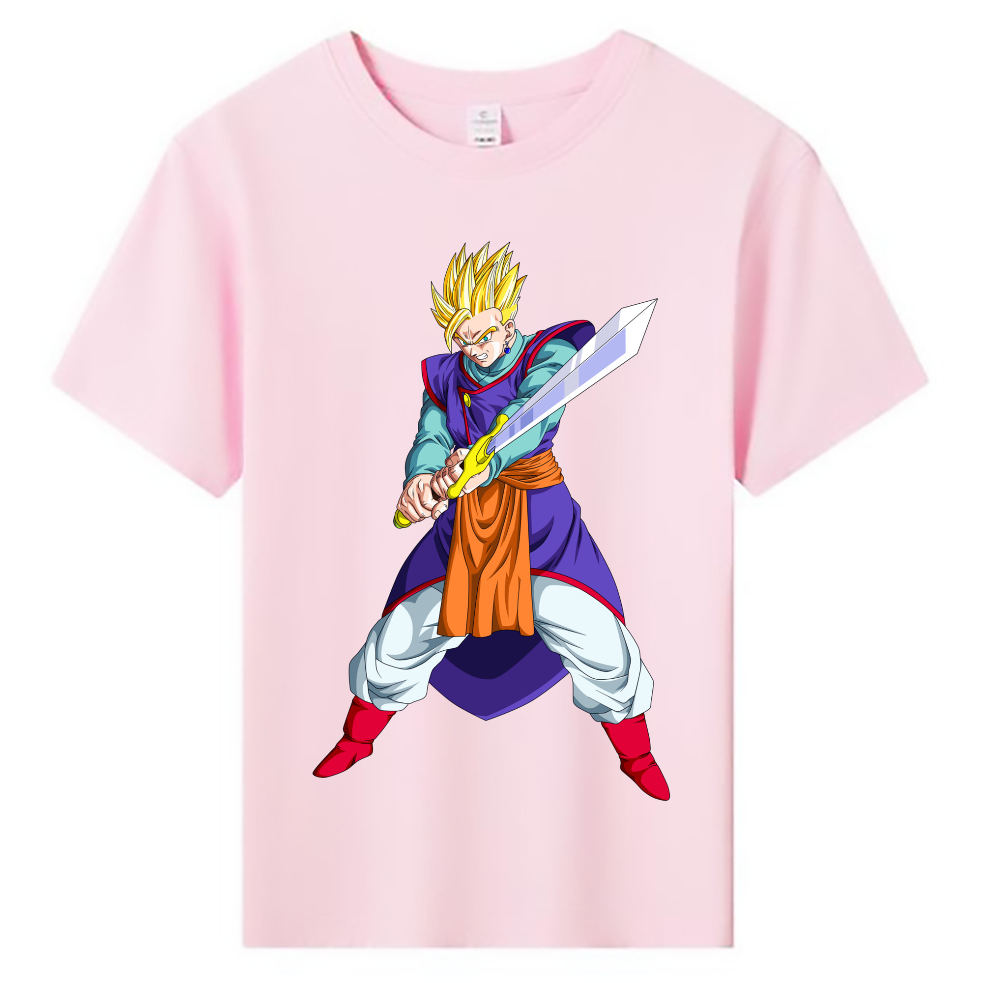 （画像用） ドラゴンボール 孫 悟飯（そんごはん）DRAGON BALL Son Gohan 綿100％キッズTシャツ（フロントプリント）