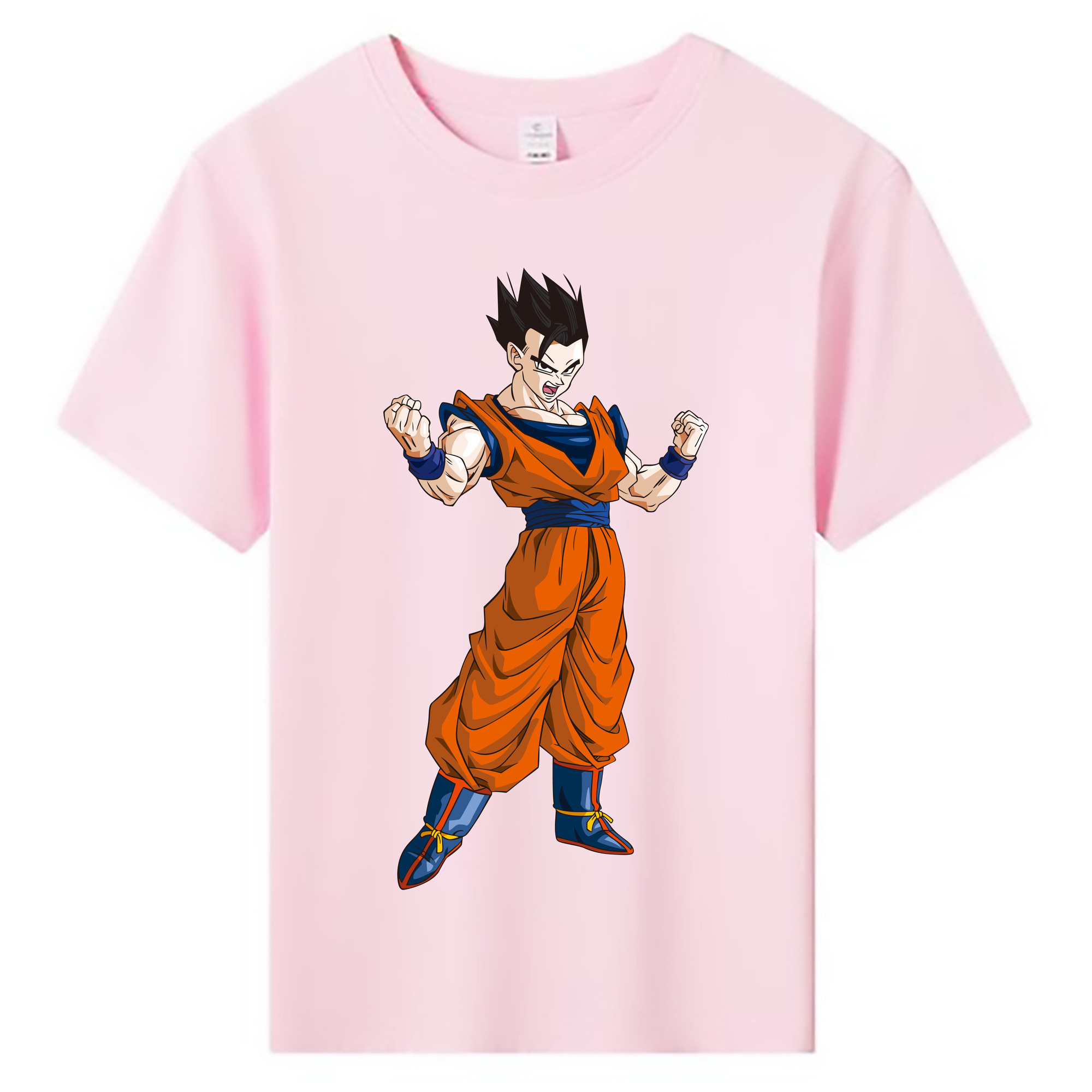（画像用） ドラゴンボール 孫 悟飯（そんごはん）DRAGON BALL Son Gohan 綿100％キッズTシャツ（フロントプリント）
