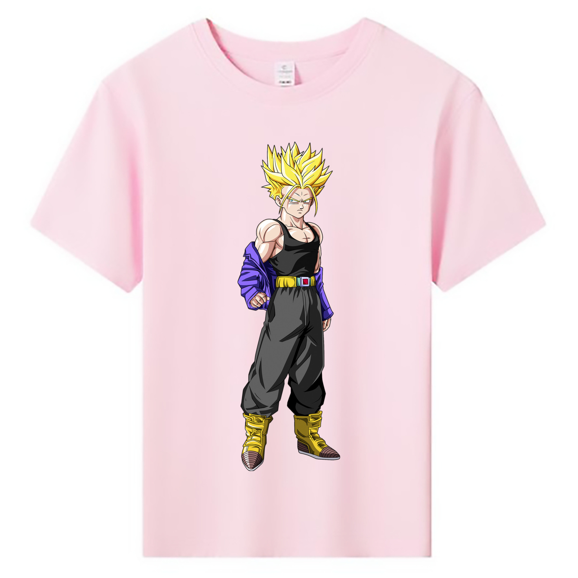 （画像用） ドラゴンボール トランクス（Torankusu）DRAGON BALL Trunks 綿100％キッズTシャツ（フロントプリント）