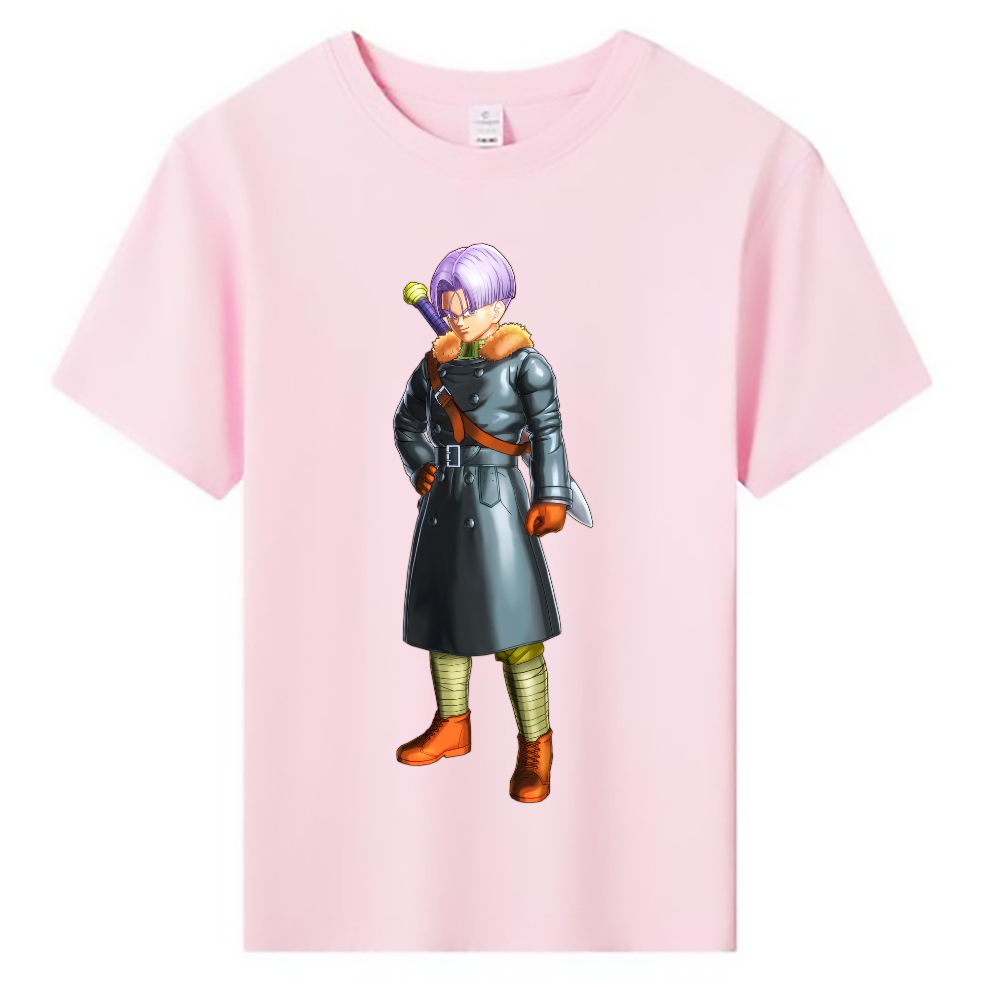 （画像用） ドラゴンボール トランクス（Torankusu）DRAGON BALL Trunks 綿100％キッズTシャツ（フロントプリント）