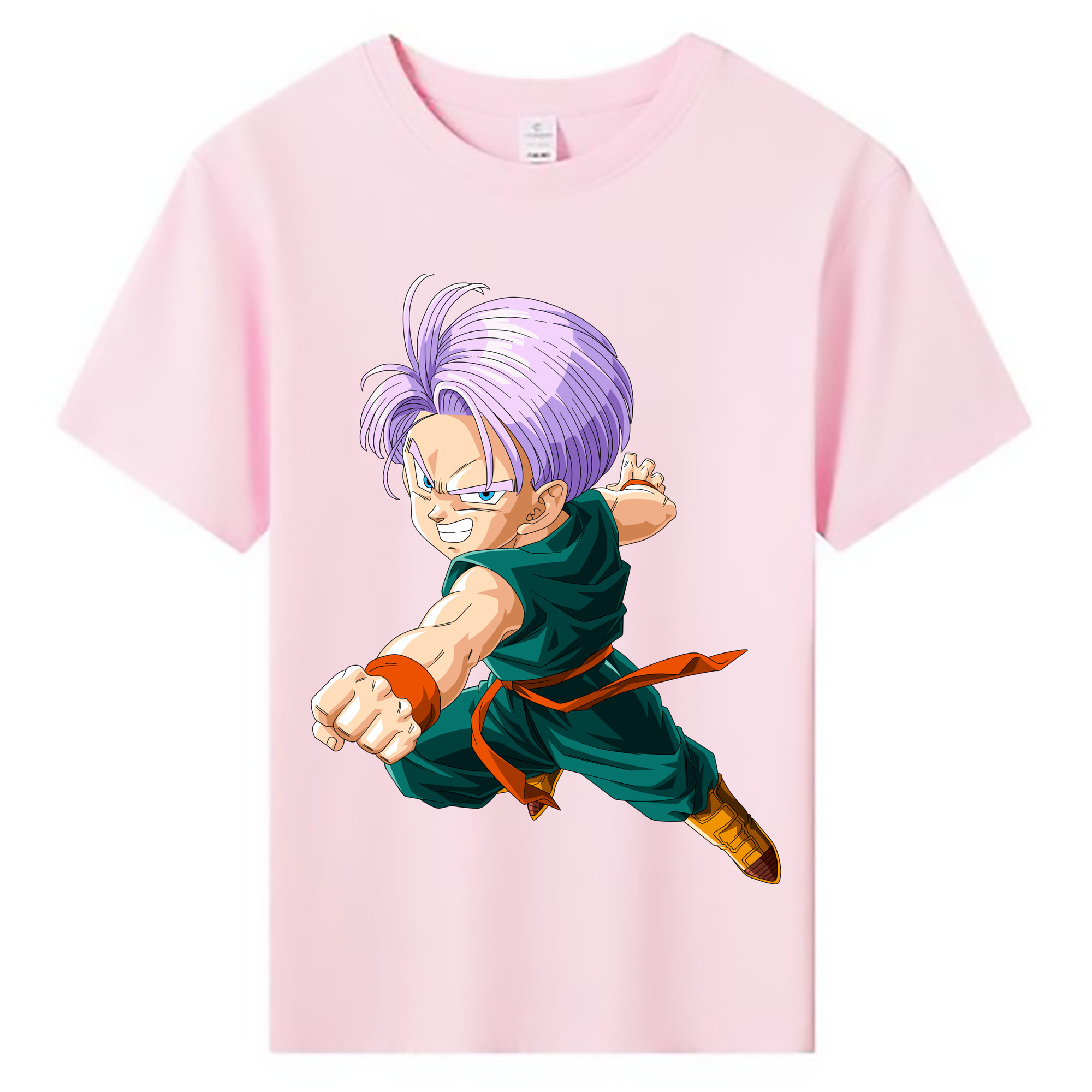 （画像用） ドラゴンボール トランクス（Torankusu）DRAGON BALL Trunks 綿100％キッズTシャツ（フロントプリント）