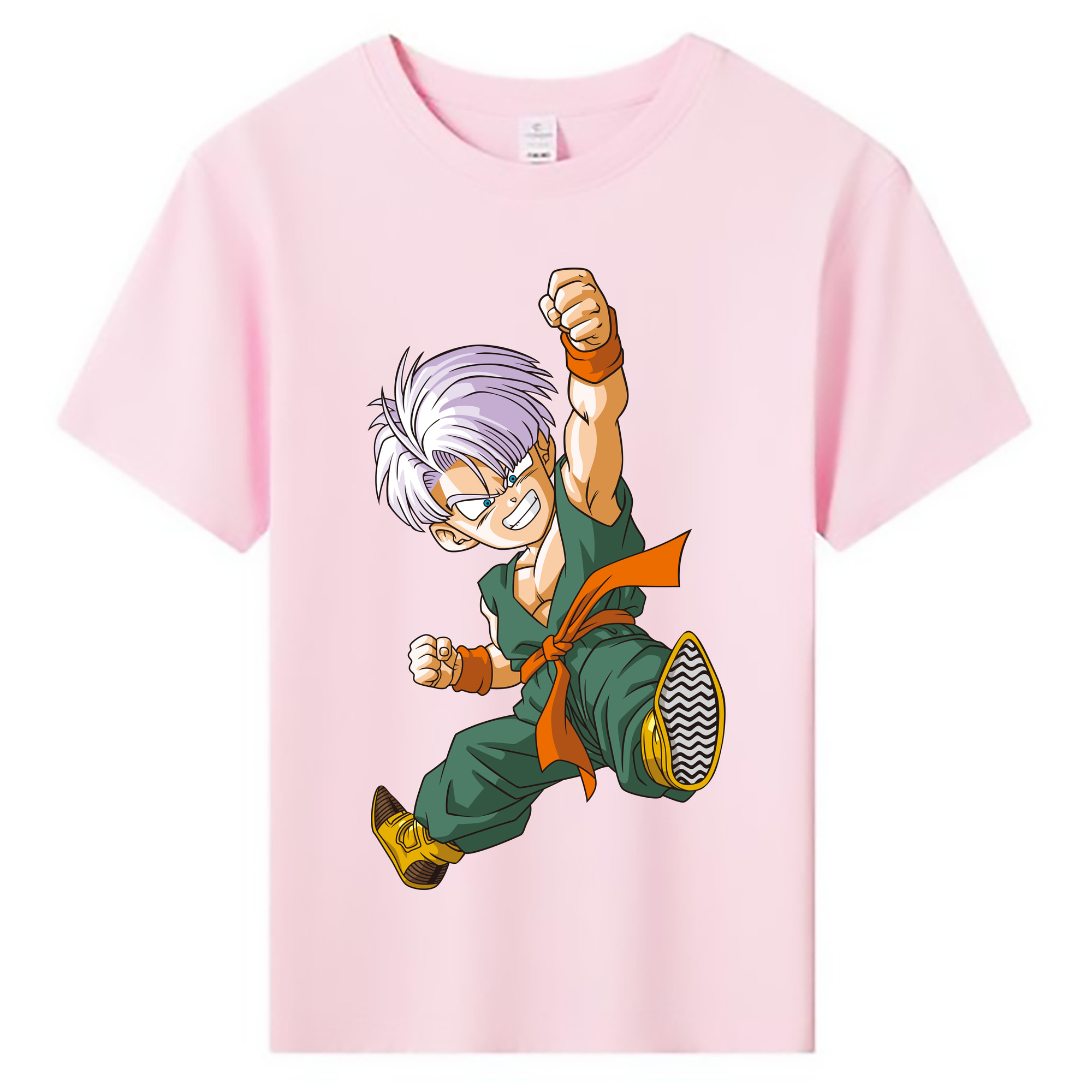 （画像用） ドラゴンボール トランクス（Torankusu）DRAGON BALL Trunks 綿100％キッズTシャツ（フロントプリント）