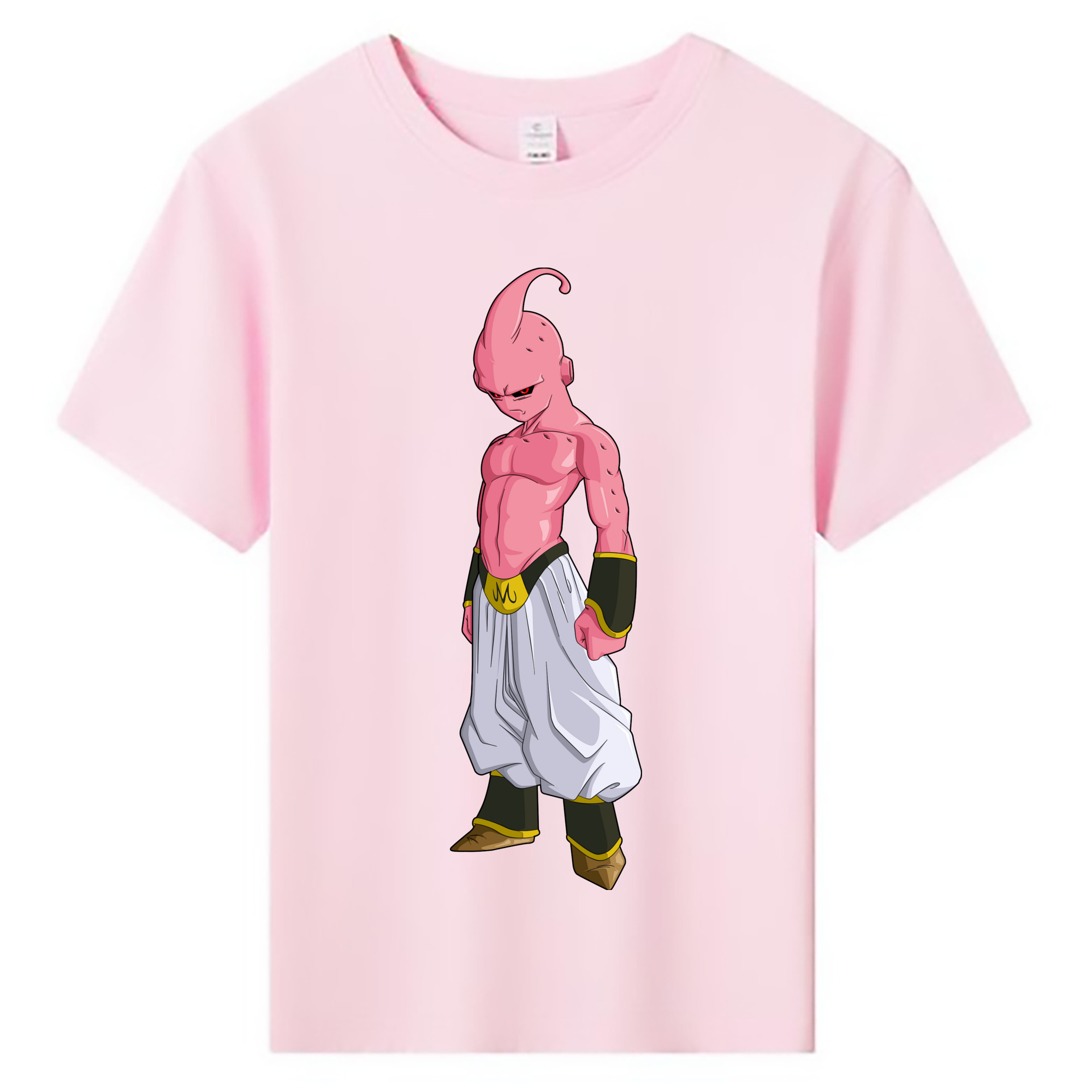 （画像用） ドラゴンボール 魔人ブウ DRAGON BALL Majin Buu 綿100％キッズTシャツ（フロントプリント）