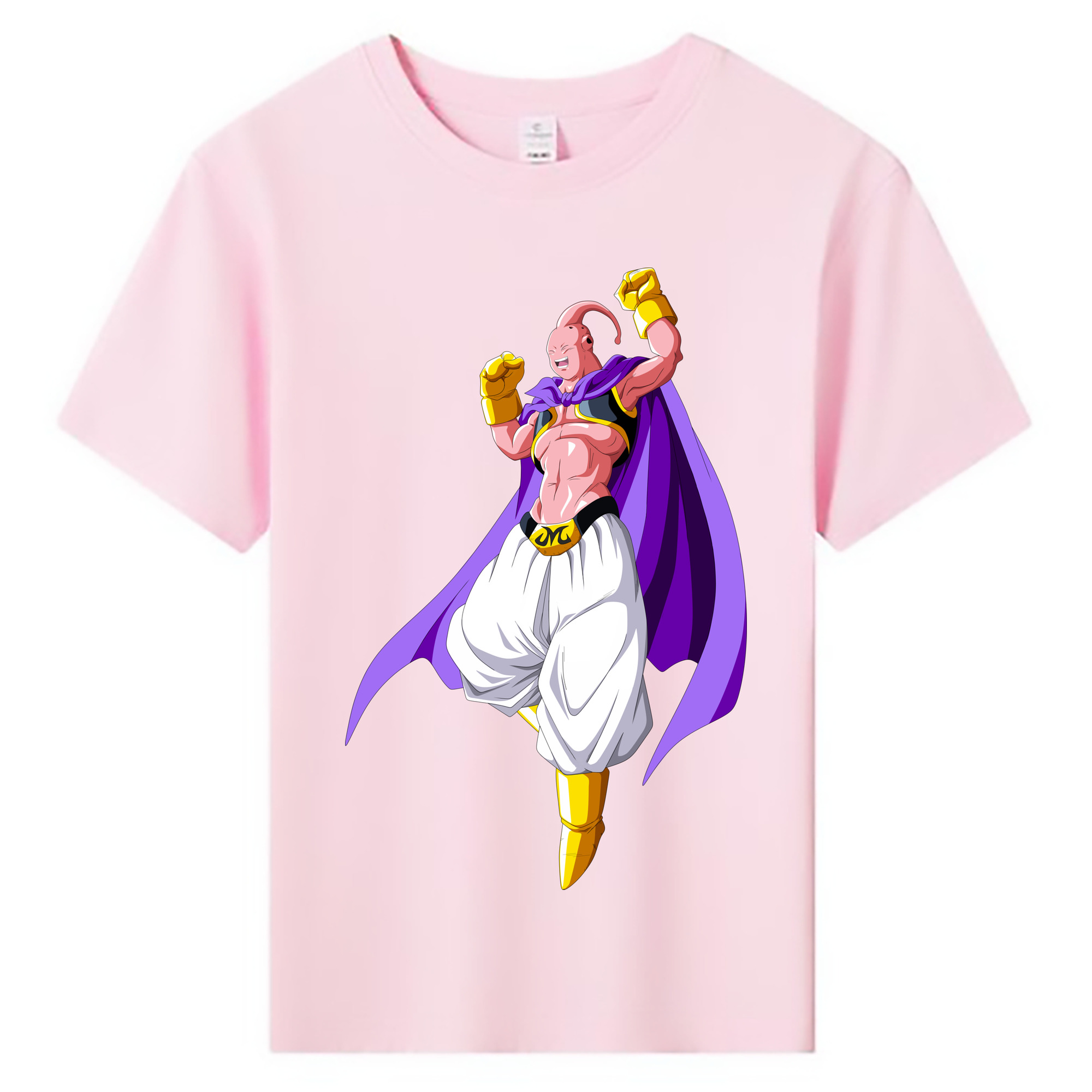 （画像用） ドラゴンボール 魔人ブウ DRAGON BALL Majin Buu 綿100％キッズTシャツ（フロントプリント）