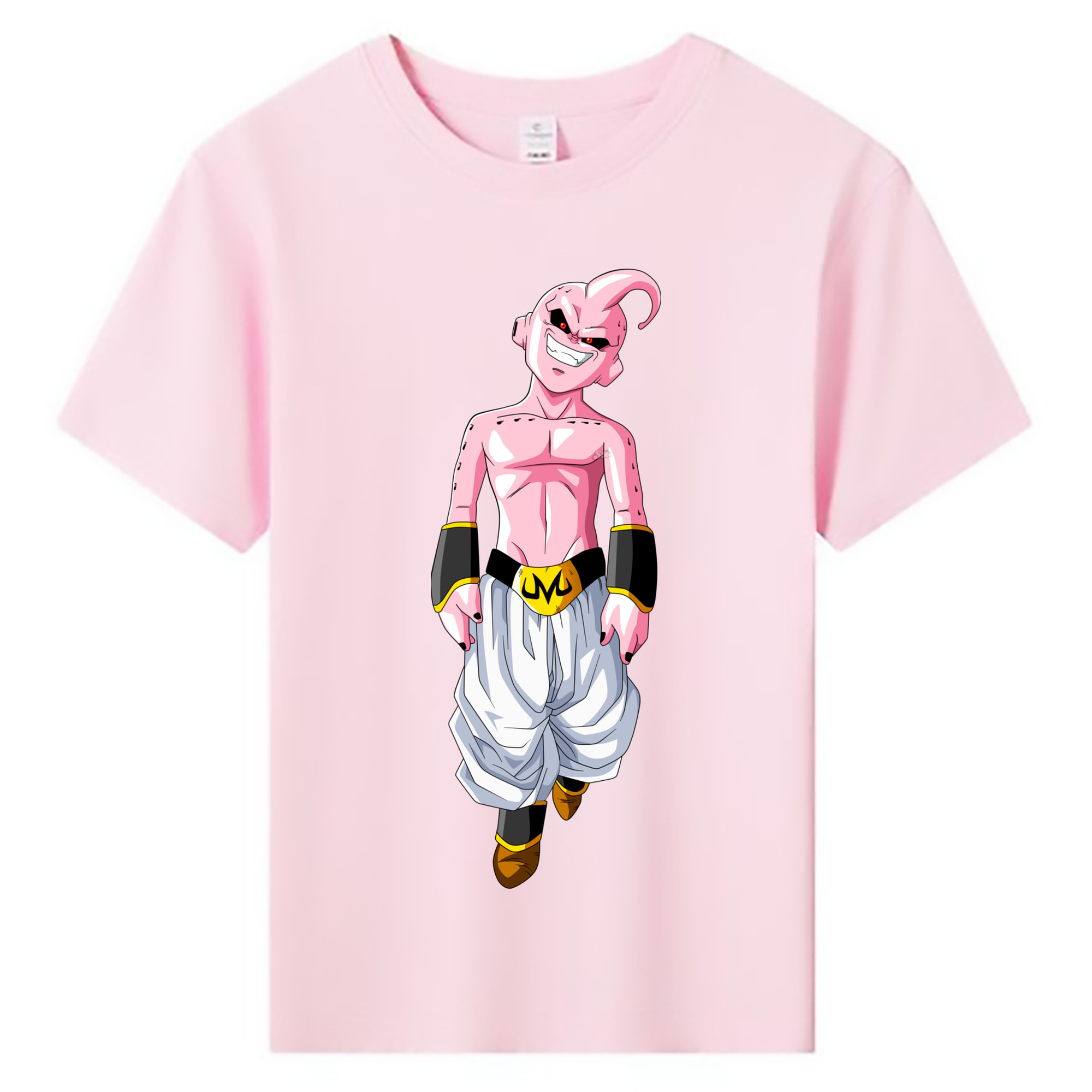 （画像用） ドラゴンボール 魔人ブウ DRAGON BALL Majin Buu 綿100％キッズTシャツ（フロントプリント）