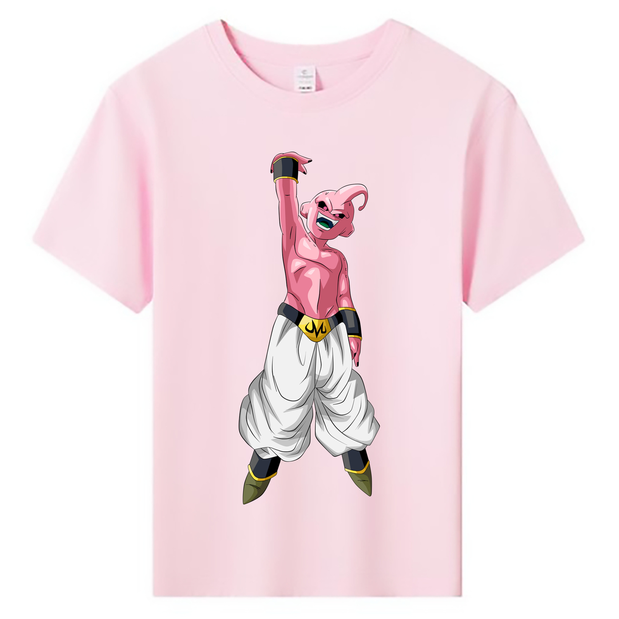 （画像用） ドラゴンボール 魔人ブウ DRAGON BALL Majin Buu 綿100％キッズTシャツ（フロントプリント）
