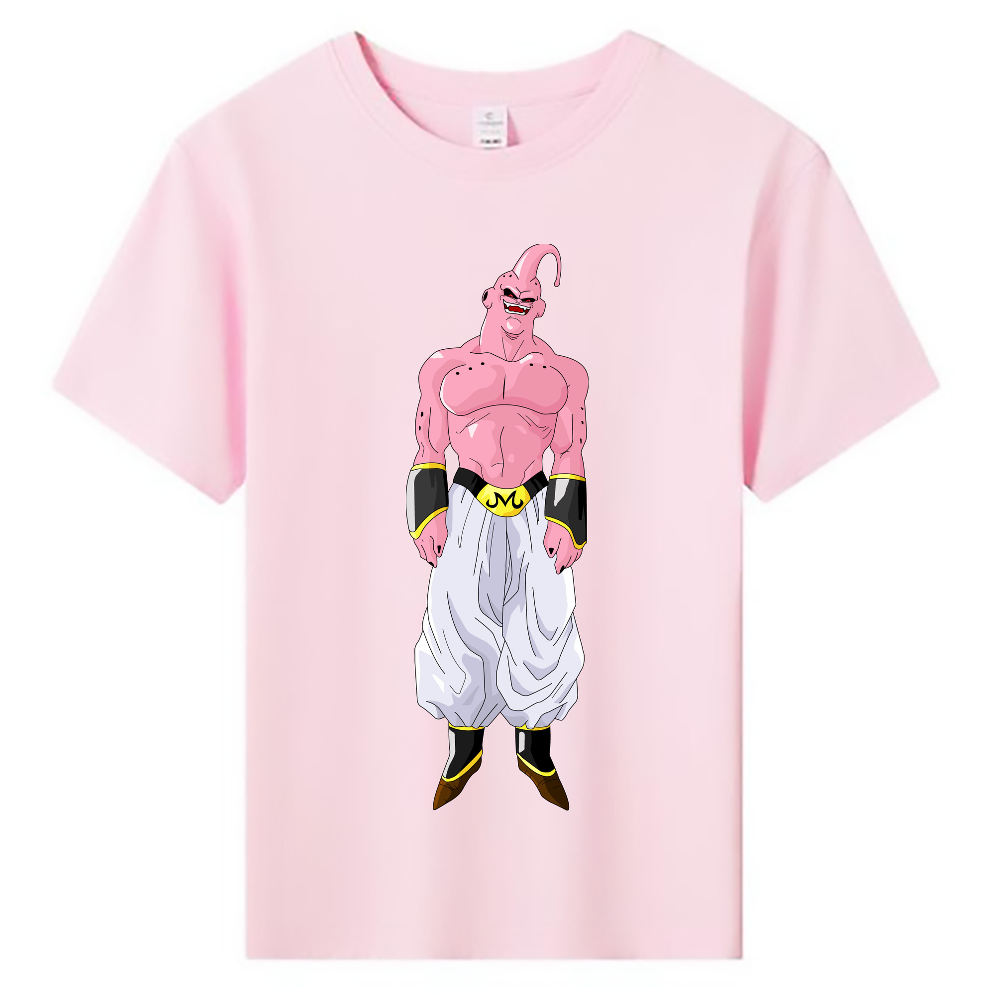 （画像用） ドラゴンボール 魔人ブウ DRAGON BALL Majin Buu 綿100％キッズTシャツ（フロントプリント）