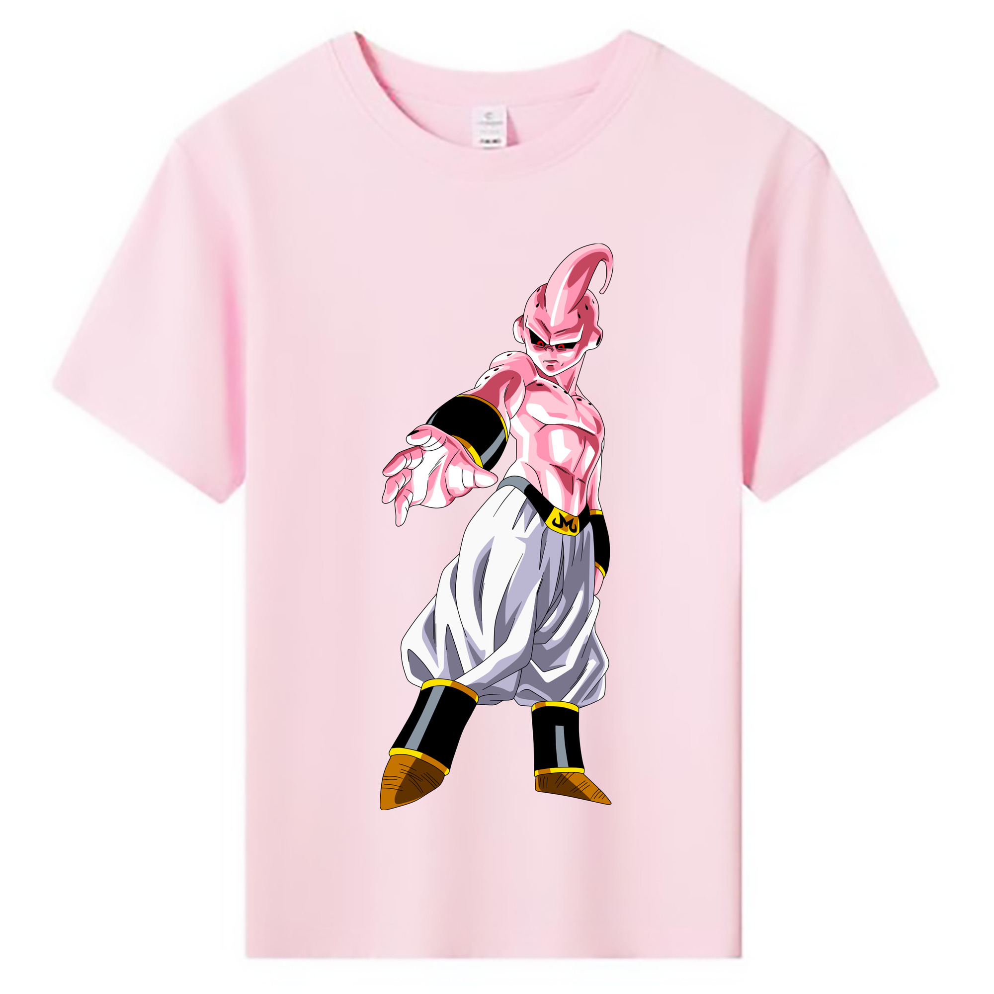 （画像用） ドラゴンボール 魔人ブウ DRAGON BALL Majin Buu 綿100％キッズTシャツ（フロントプリント）